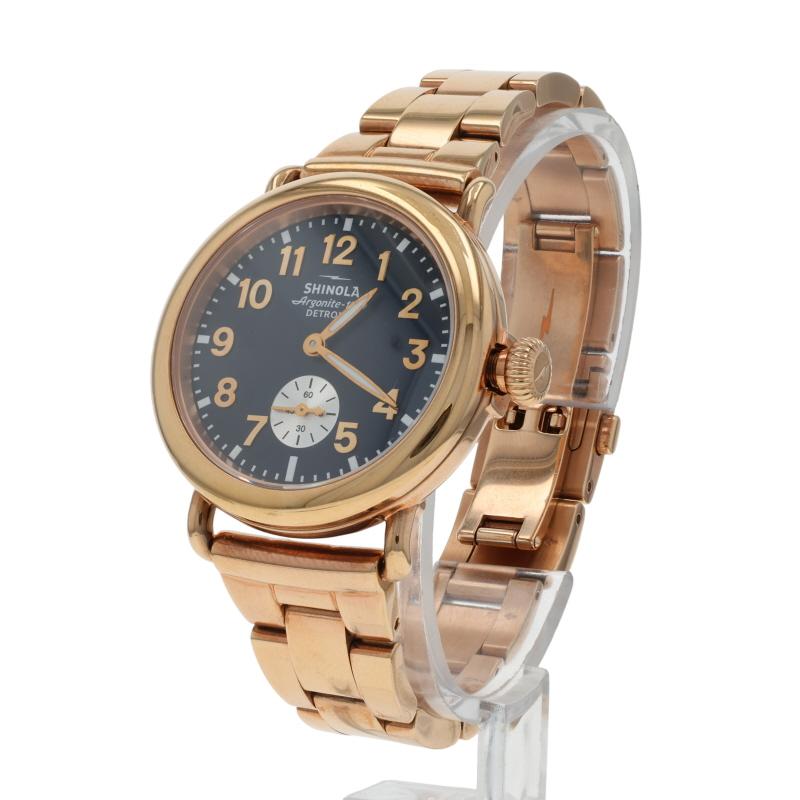 Orologio da donna Shinola Detroit Runwell Placcato oro rosa al quarzo in vendita 5