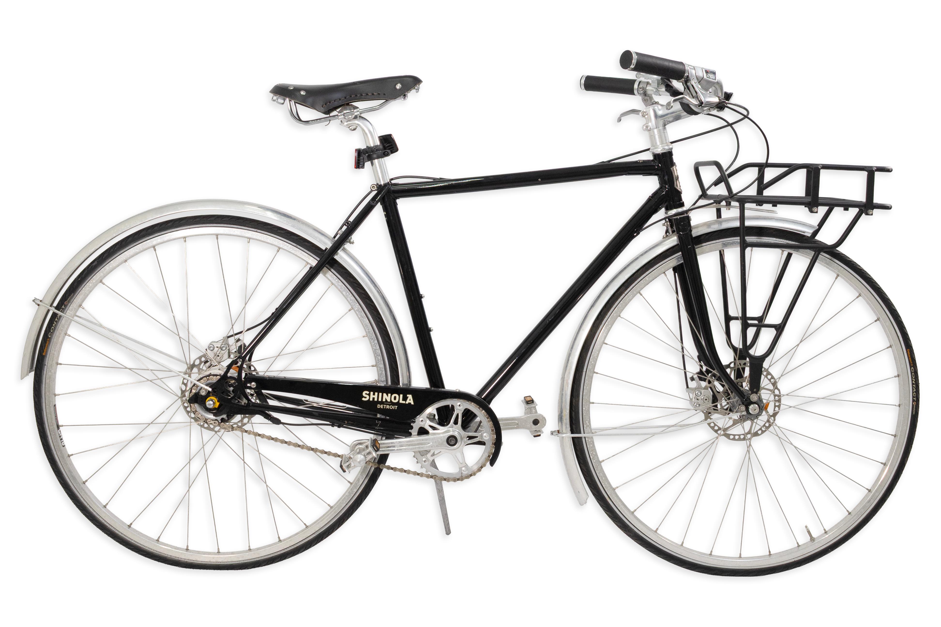 Americano Shinola Runwell Nero e Cromo Bicicletta da città 2016 in vendita