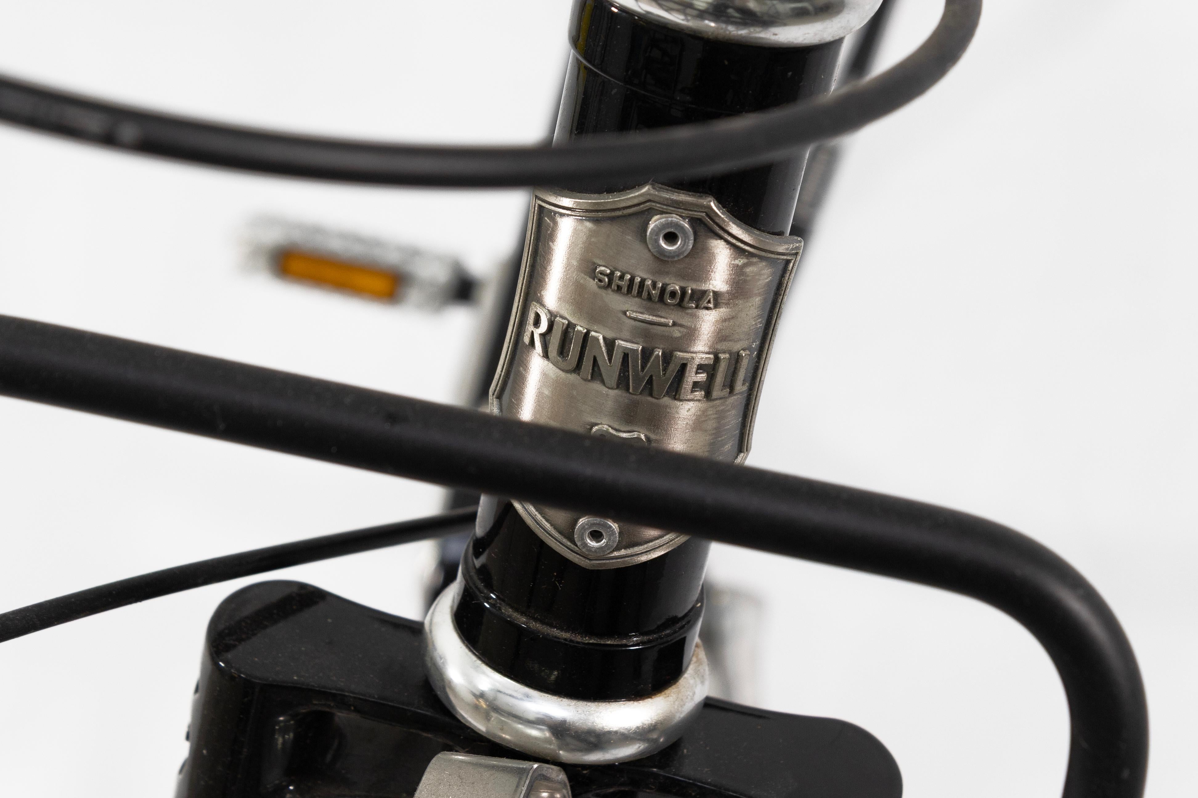 Metallo Shinola Runwell Nero e Cromo Bicicletta da città 2016 in vendita