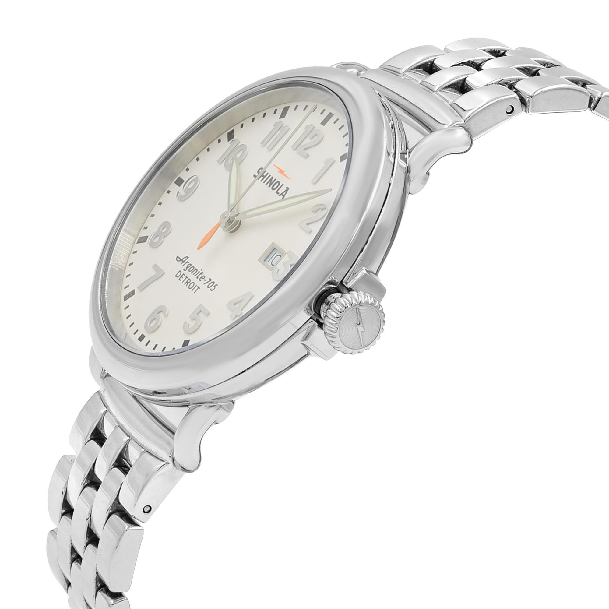 stainless steel arabic watch
