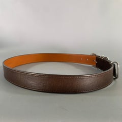 SHINOLA Size 36 Black Leather Belt