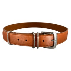 SHINOLA Size 36 Brown Leather Belt