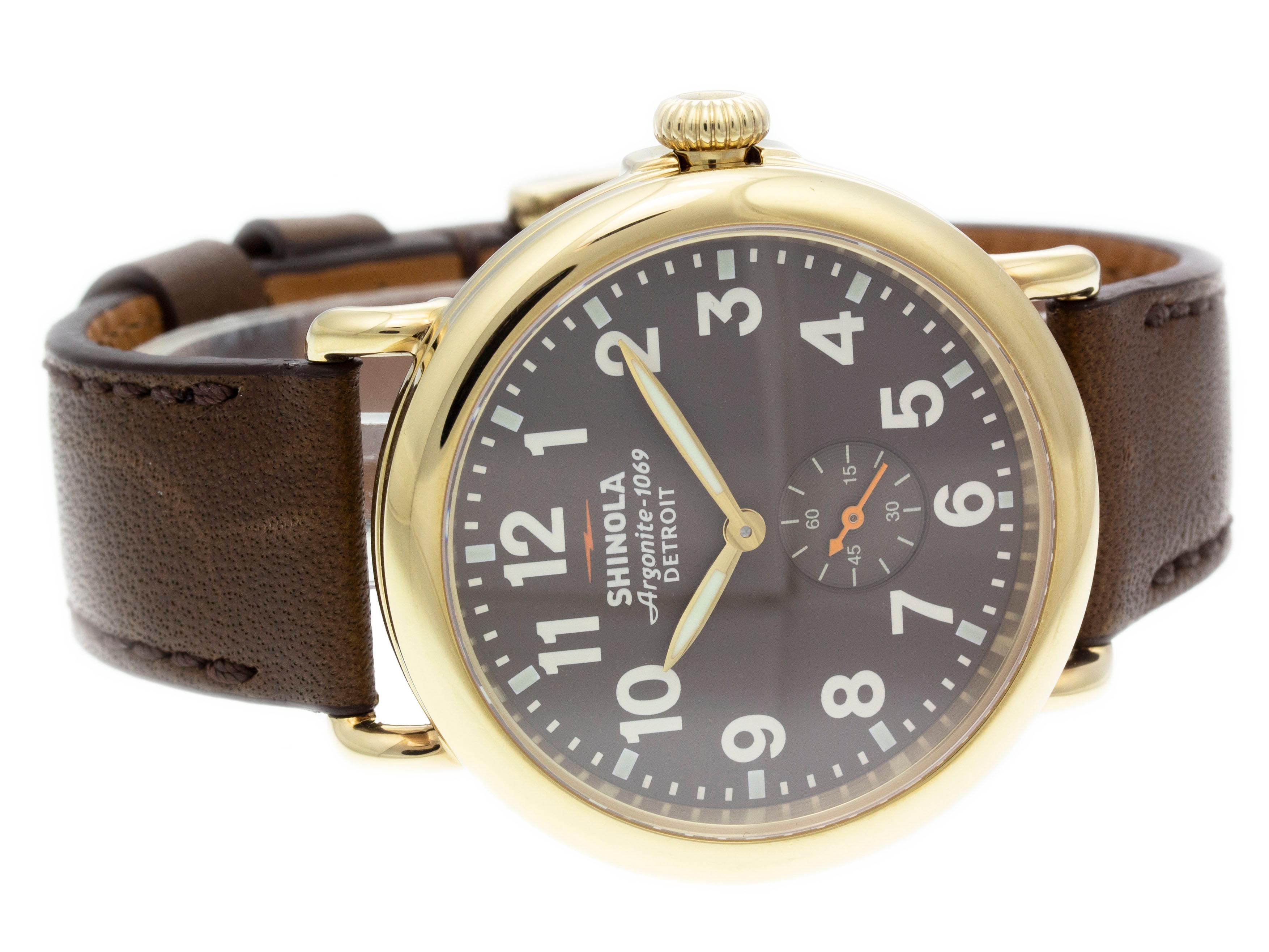 Shinola The Runwell 10000070 In Excellent Condition In Willow Grove, PA