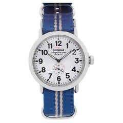 Reloj Shinola The Runwell Acero Esfera Blanca Cuarzo Hombre S010000100