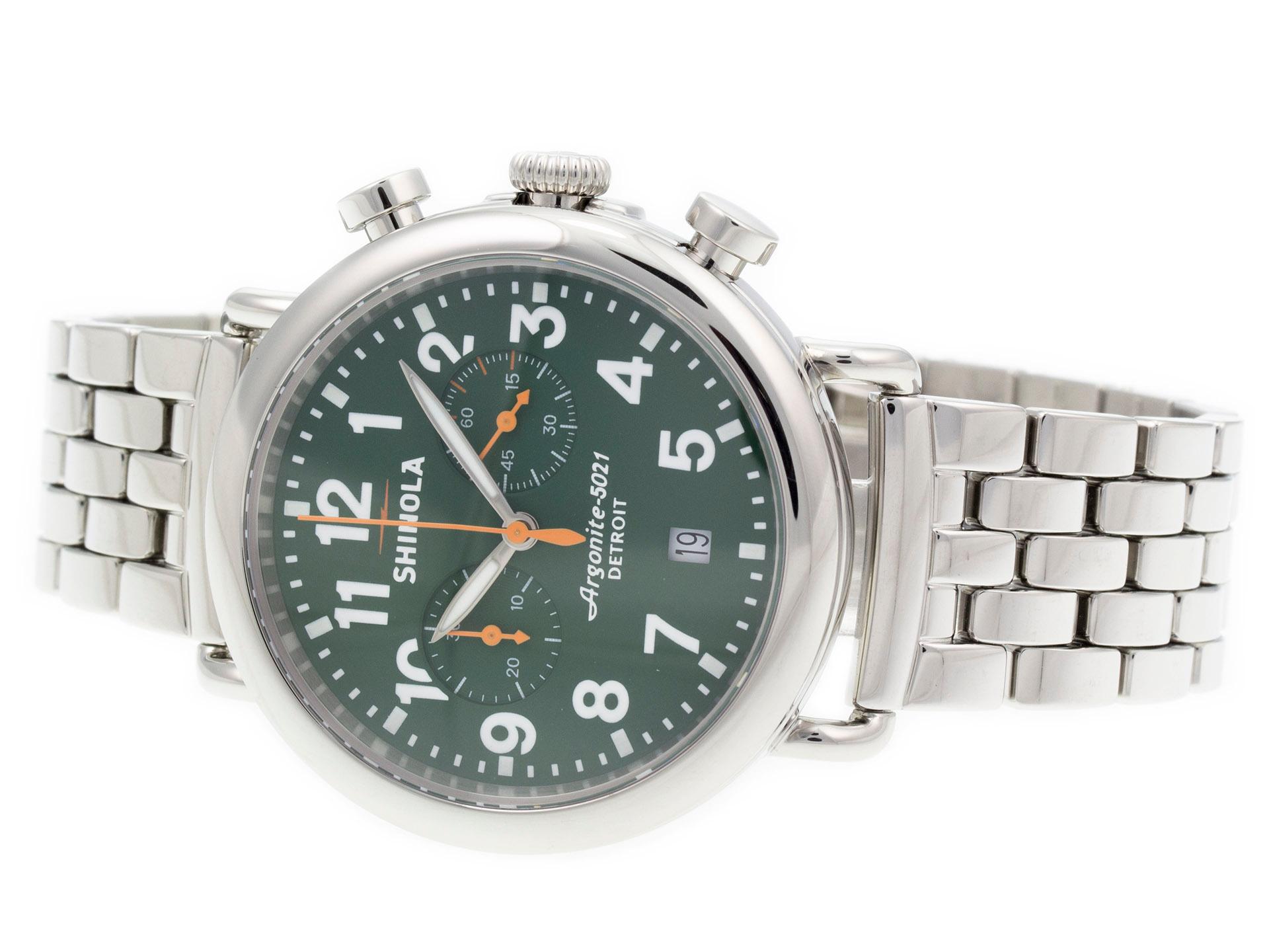 Shinola the Runwell Chrono 10000063 In Good Condition For Sale In Willow Grove, PA