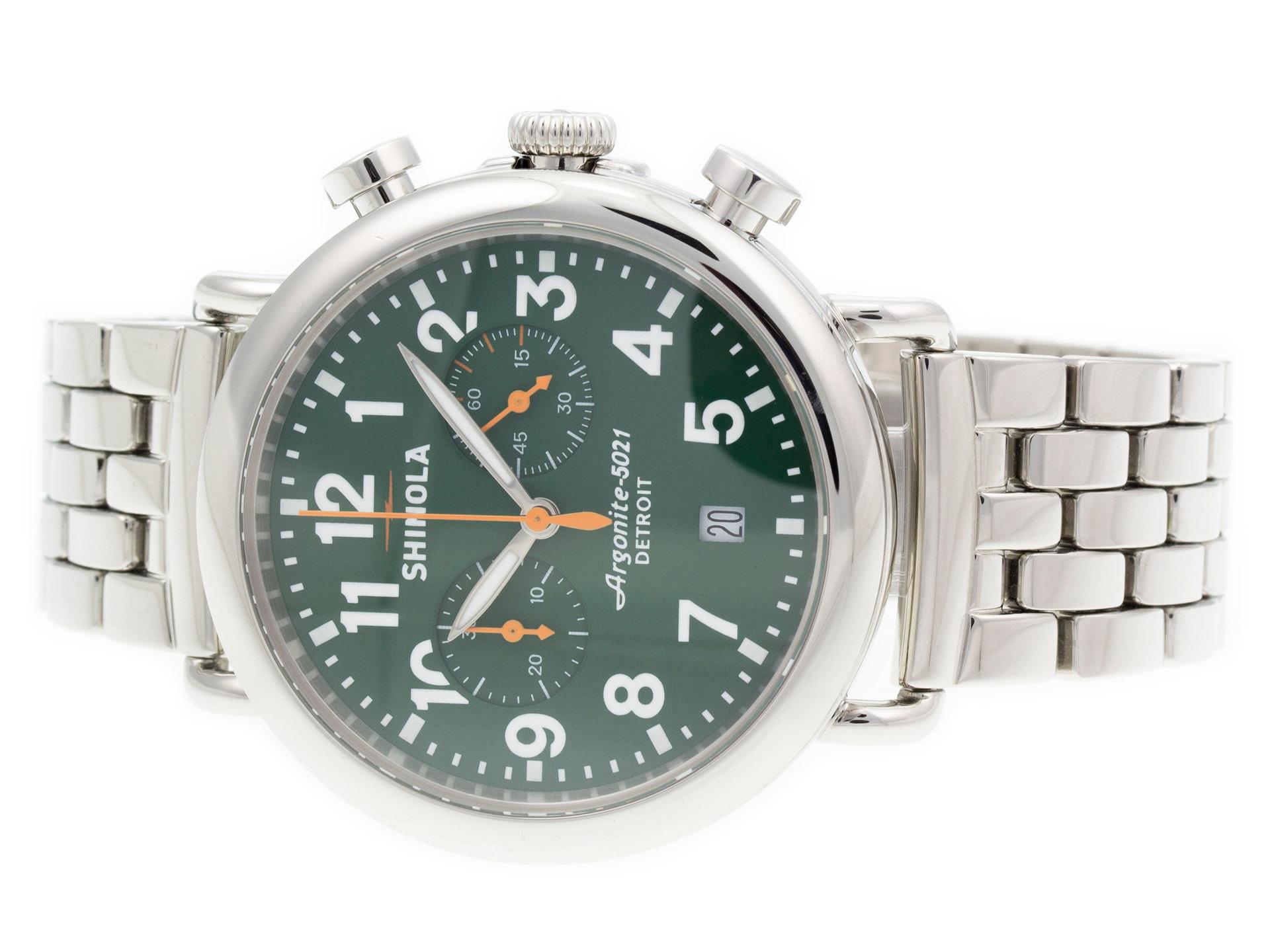 Shinola the Runwell Chrono 10000063 In Excellent Condition For Sale In Willow Grove, PA
