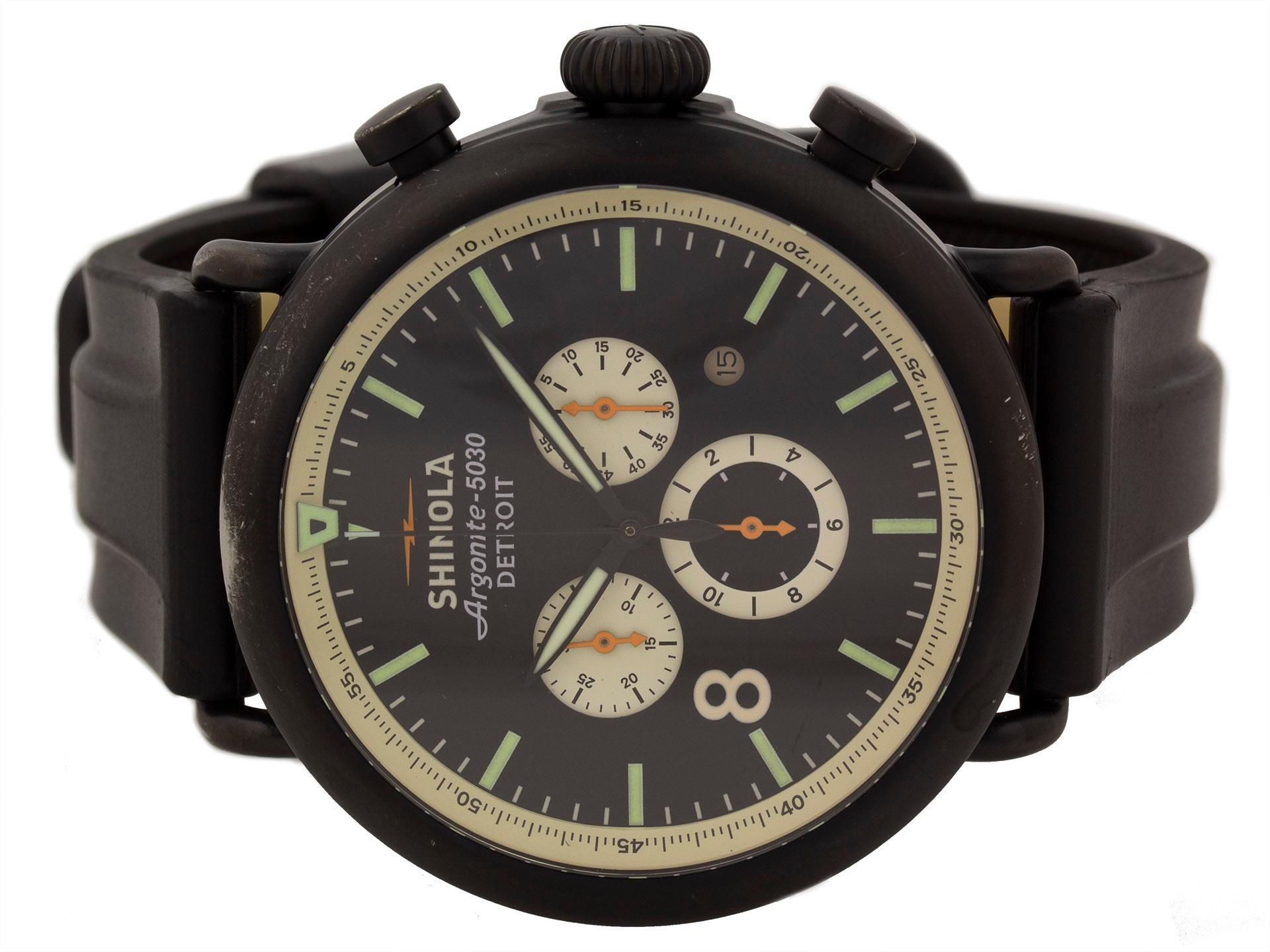Shinola The Runwell Contrast Chrono 10000076 In Fair Condition For Sale In Willow Grove, PA