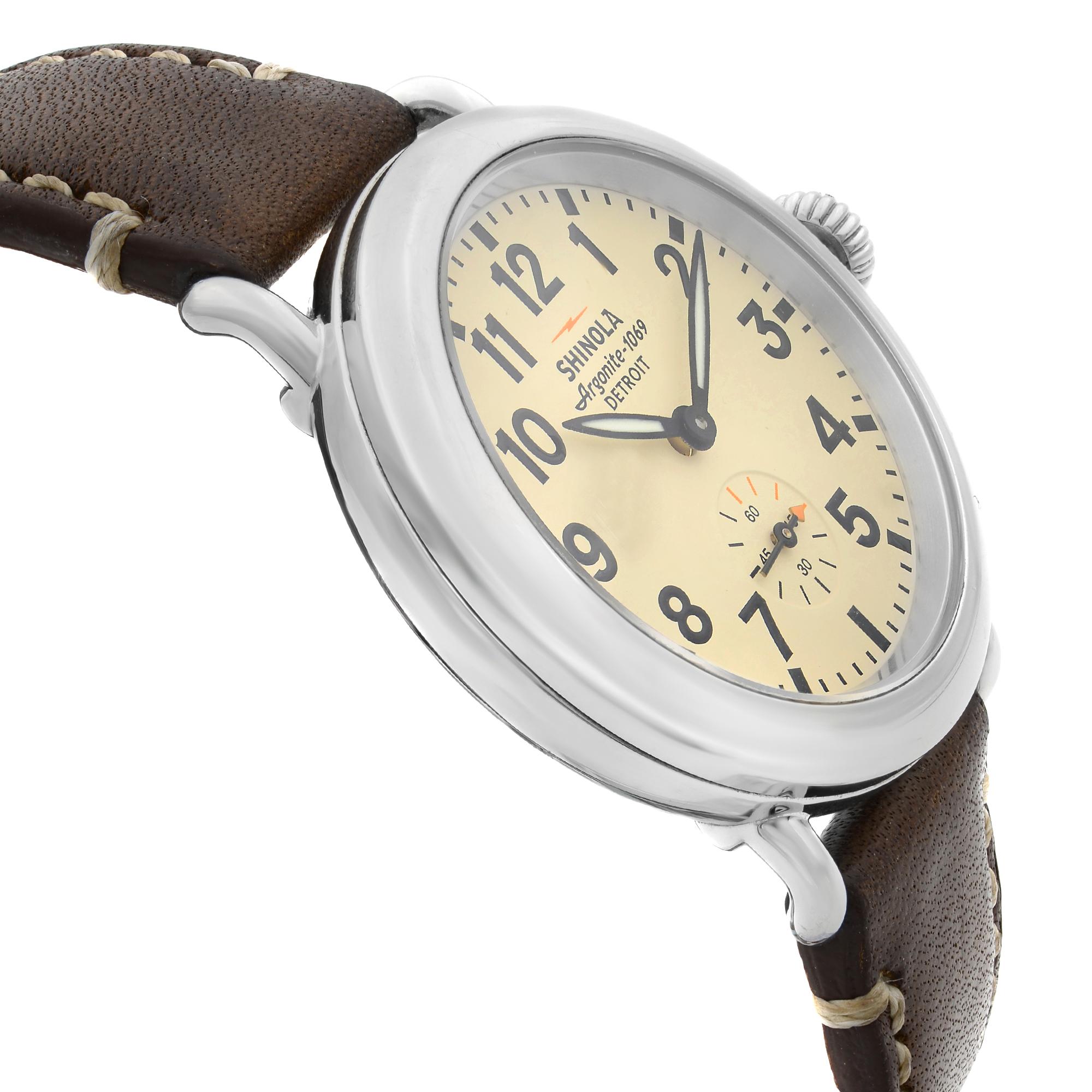 cream dial watch