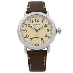 Shinola The Runwell Stainless Steel Cream Dial Quartz Ladies Watch S0200053