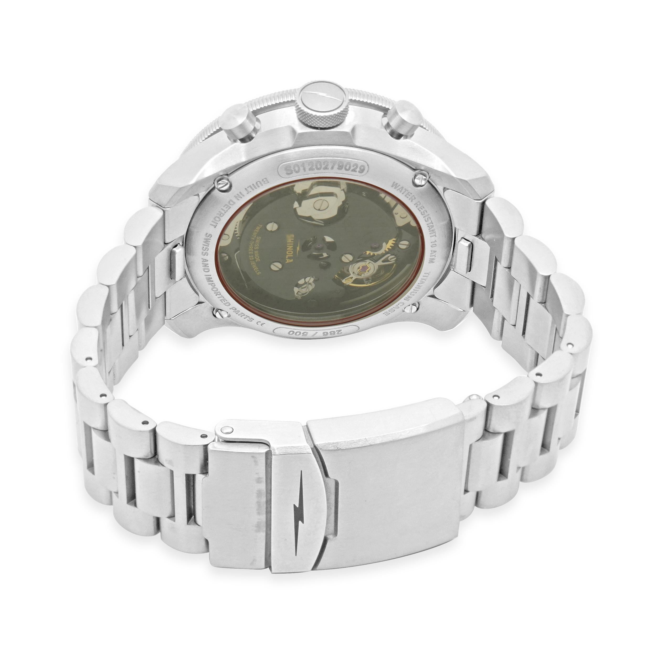 Shinola Titanium Mooncrafter Monster Apollo 43mm In condizioni ottime in vendita a Scottsdale, AZ