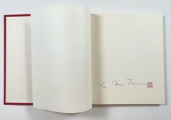 Light by Shinsuke Notomi book and print with poem and Japanese brushwork