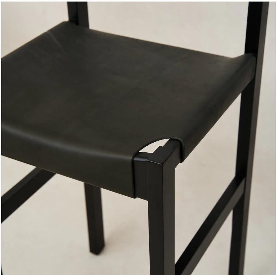 Shinto Bar Stool- Charcoal In New Condition In Los Angeles, CA