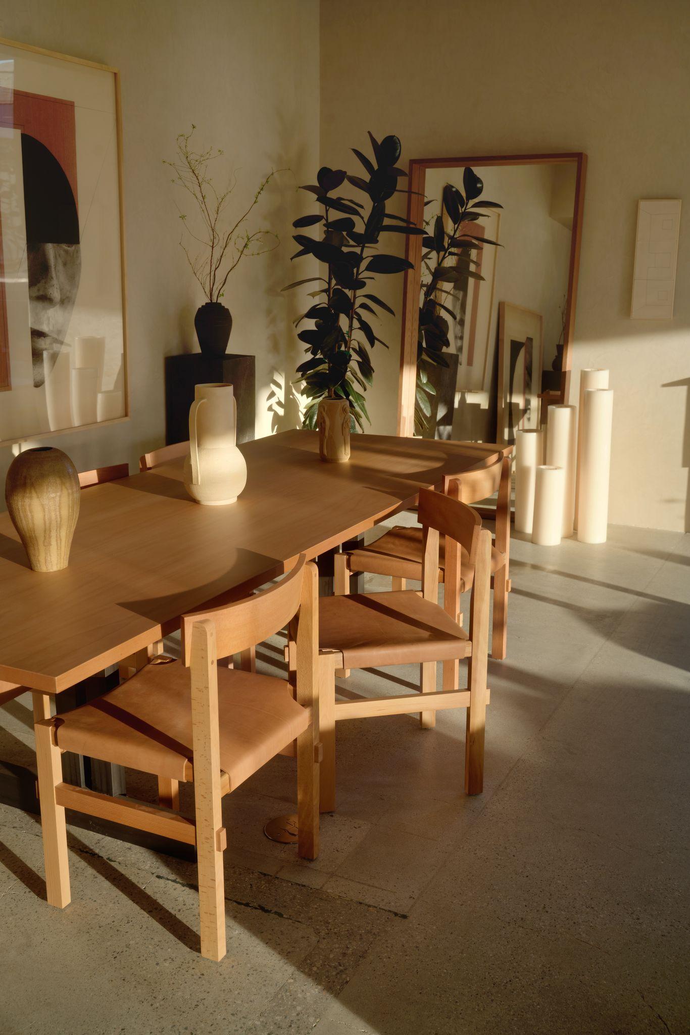 Japanese Shinto Dining Chairs - Natural For Sale