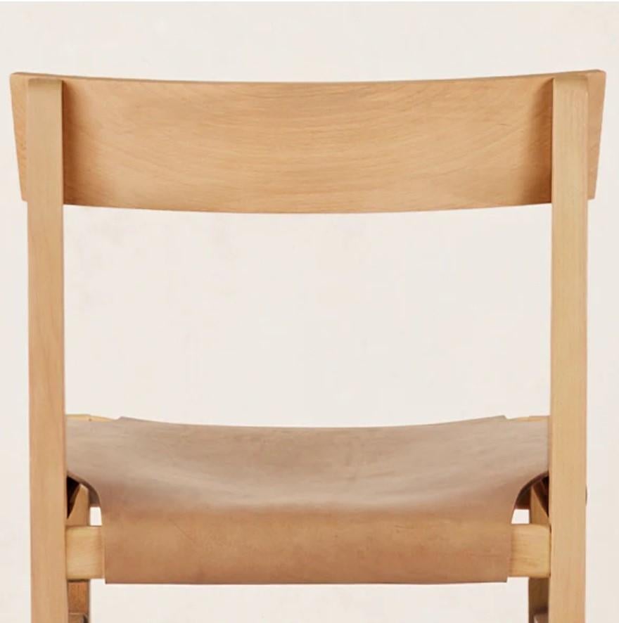 Contemporary Shinto Dining Chairs - Natural For Sale