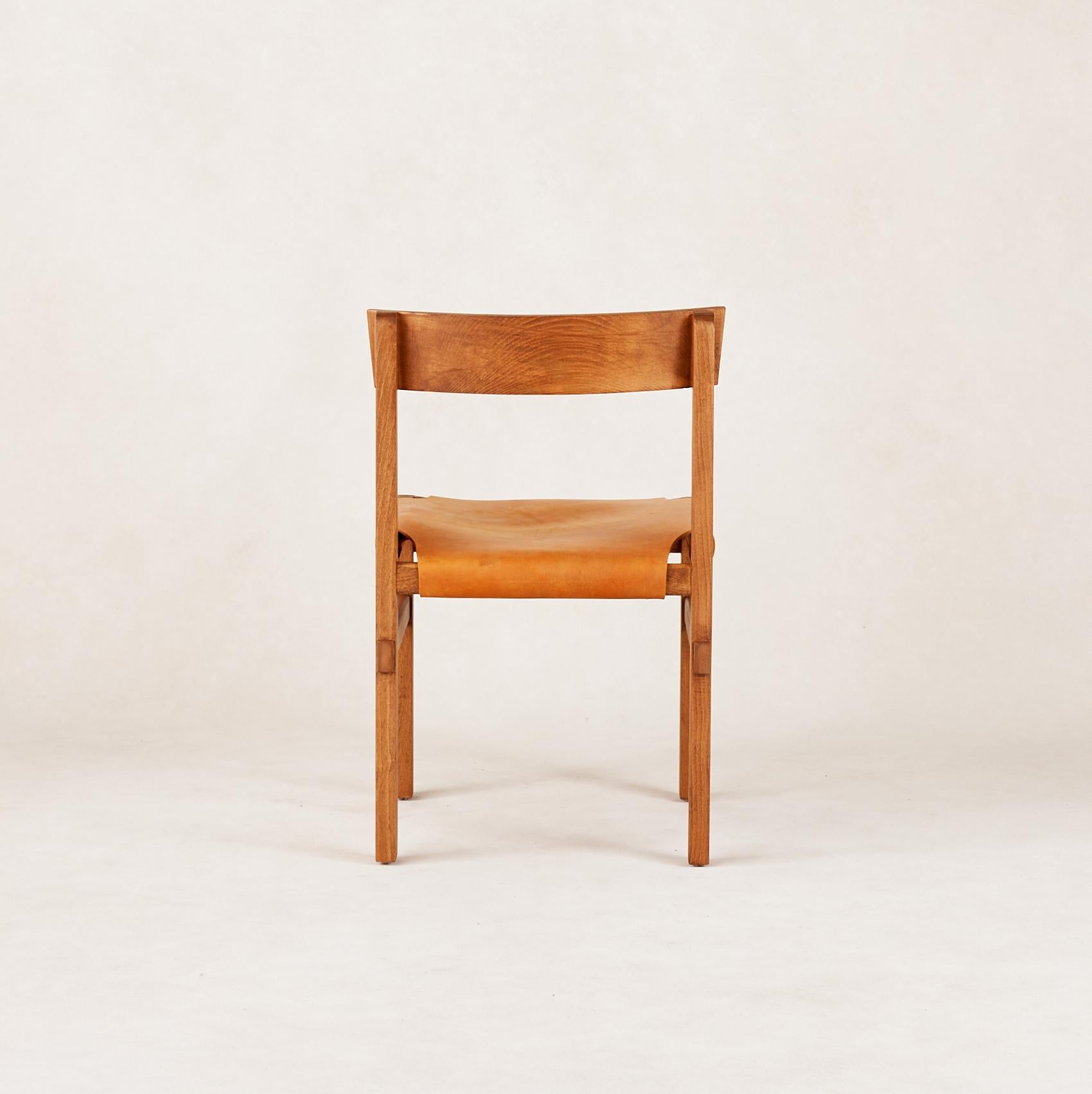Shinto Dining Chairs - Persimmon In New Condition For Sale In Los Angeles, CA