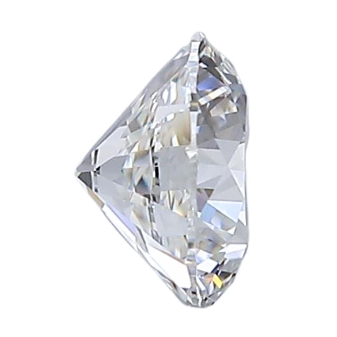 Shiny 0.40ct Ideal Cut Round Diamond - GIA Certified In New Condition For Sale In רמת גן, IL