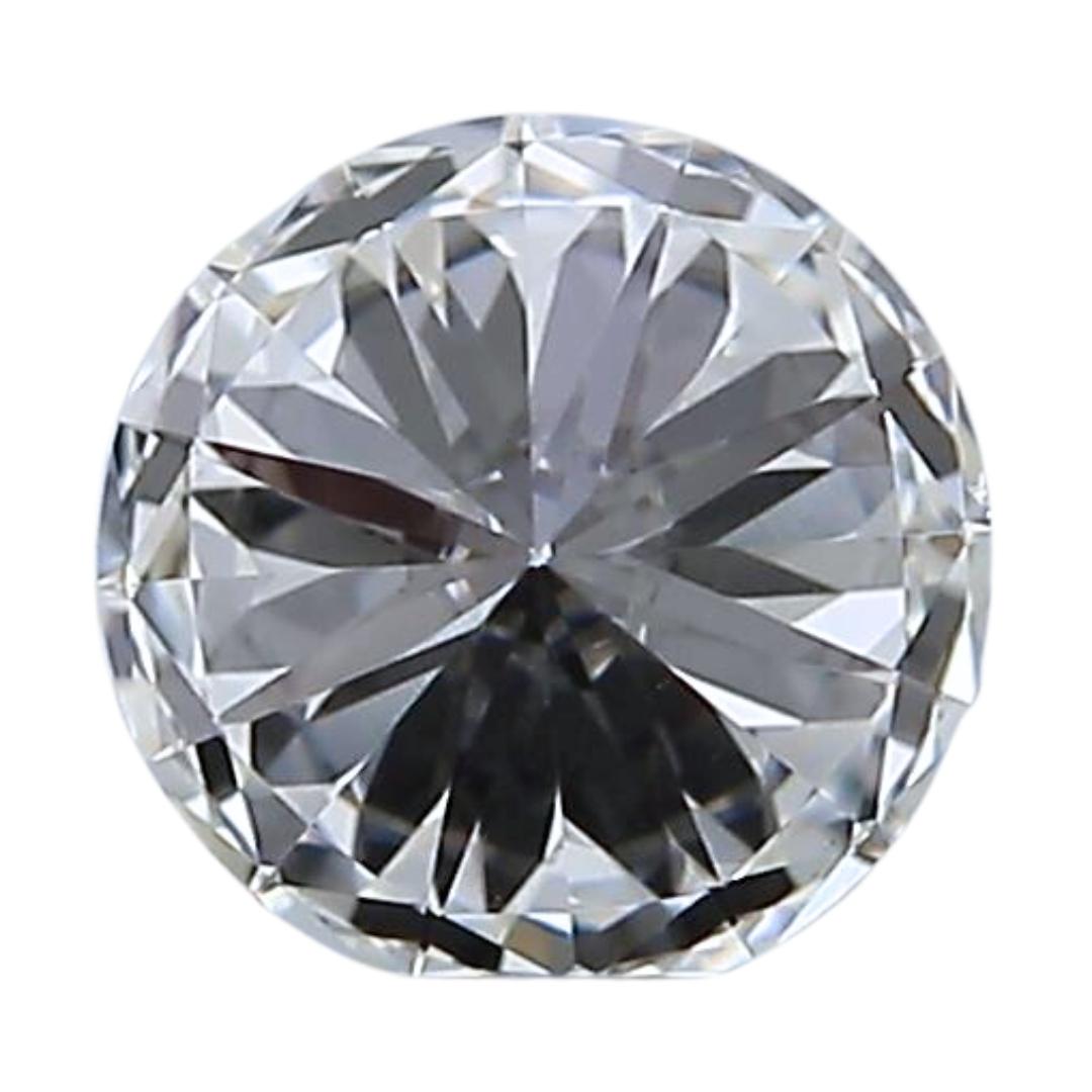Diamant rond brillant de 0,40 carats à taille idéale - certifié GIA Pour femmes en vente