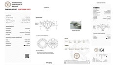 Brilliante diamante rotondo da 0,92 carati taglio naturale