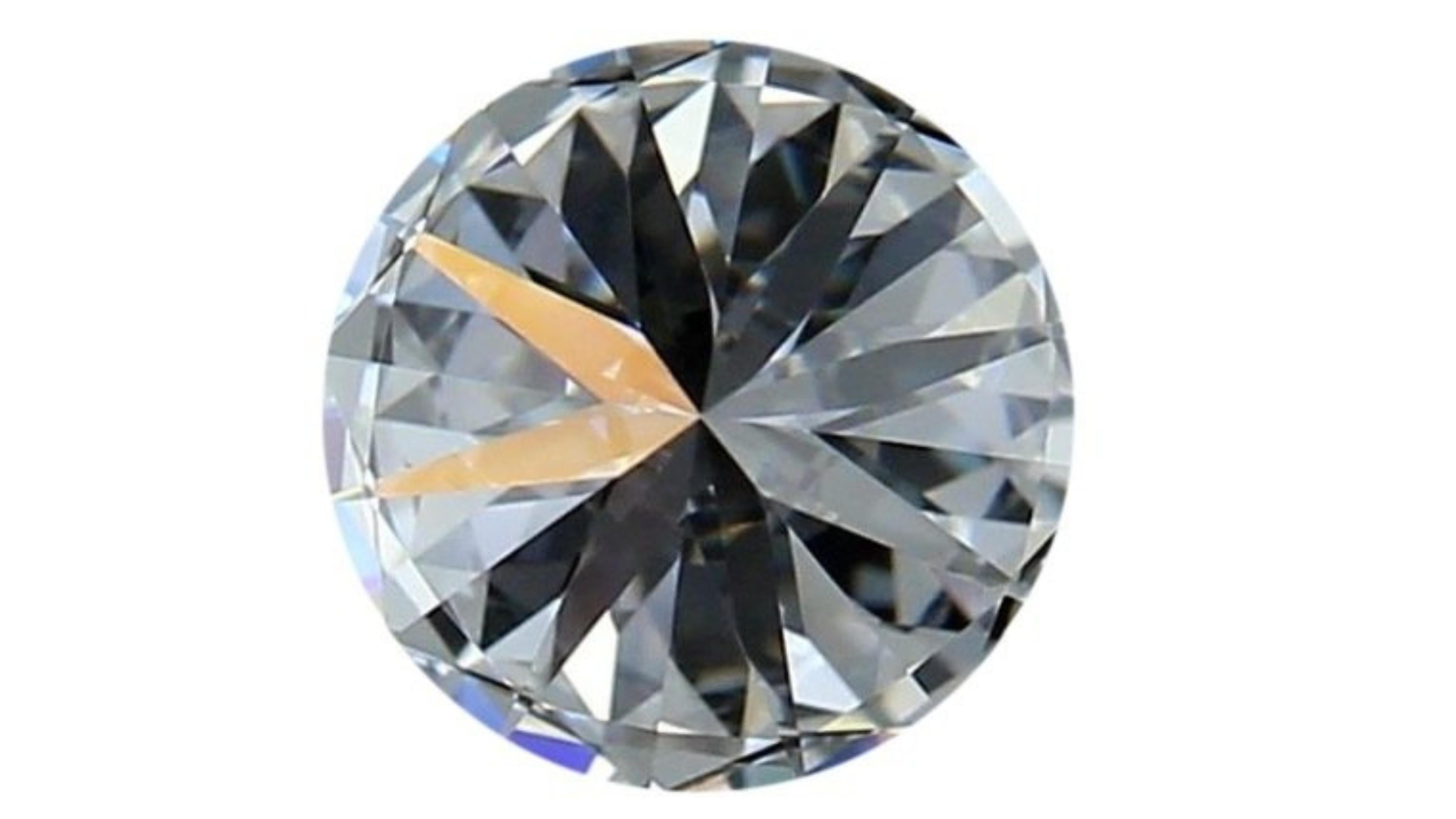 Shiny 0.92 carat natural cut round brilliant diamond In New Condition For Sale In רמת גן, IL