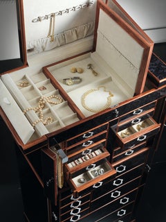 Il Grande Scrigno Shiny Black Armoire