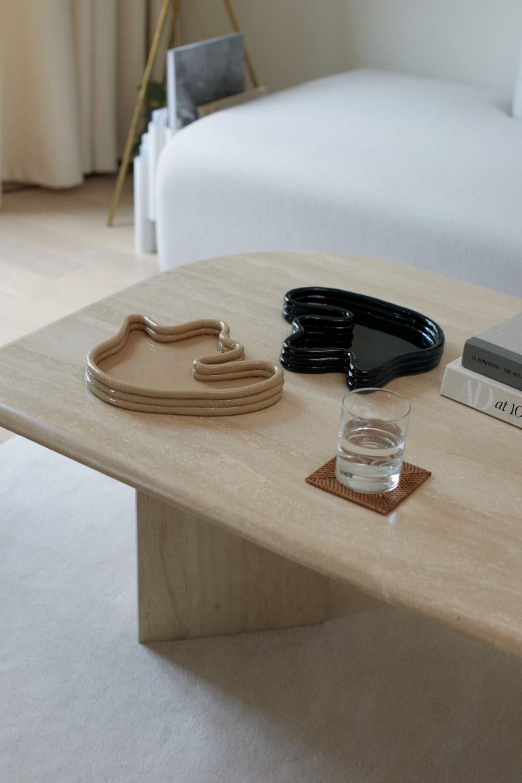 Shiny Camel Lali Small Vide Poche by Sophie Parachey In New Condition For Sale In Geneve, CH