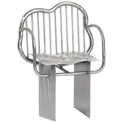 "Shiny Chair" in Stainless Steel by Supaform