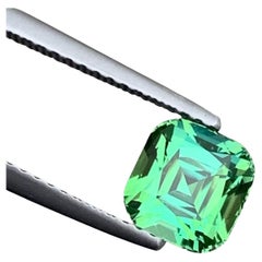 Pierre de tourmaline verte naturelle brillante de 2,05 carats pour bijouterie
