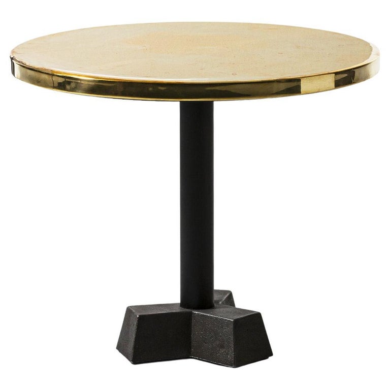Shiny Round Table For Sale at 1stDibs