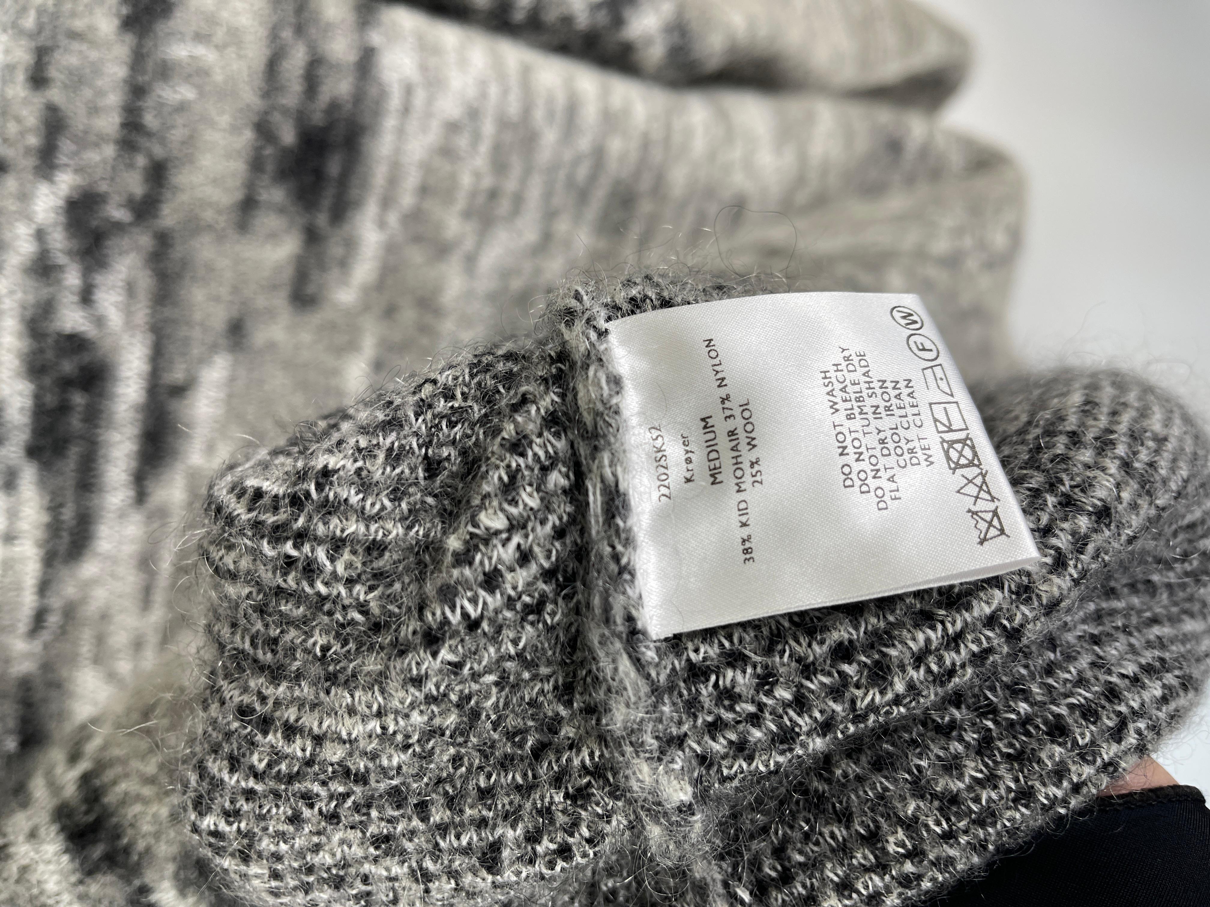 Shinya Kozuka Kroyer Mohair Sweater In New Condition For Sale In Tương Mai Ward, Hoang Mai District