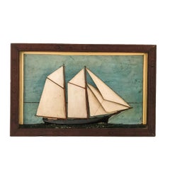 Ship Diorama of a Schooner