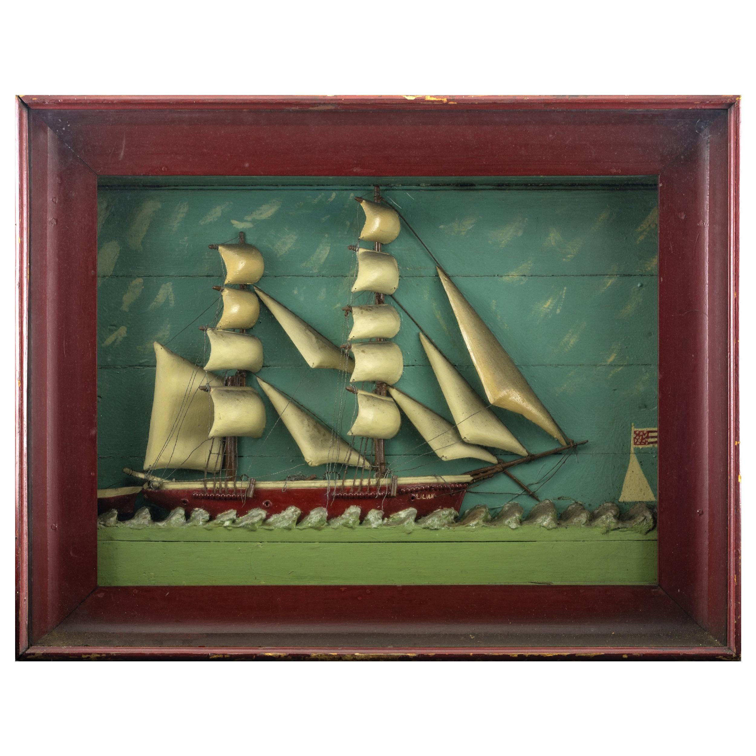 Ship Diorama of the Vessel "Lillian"