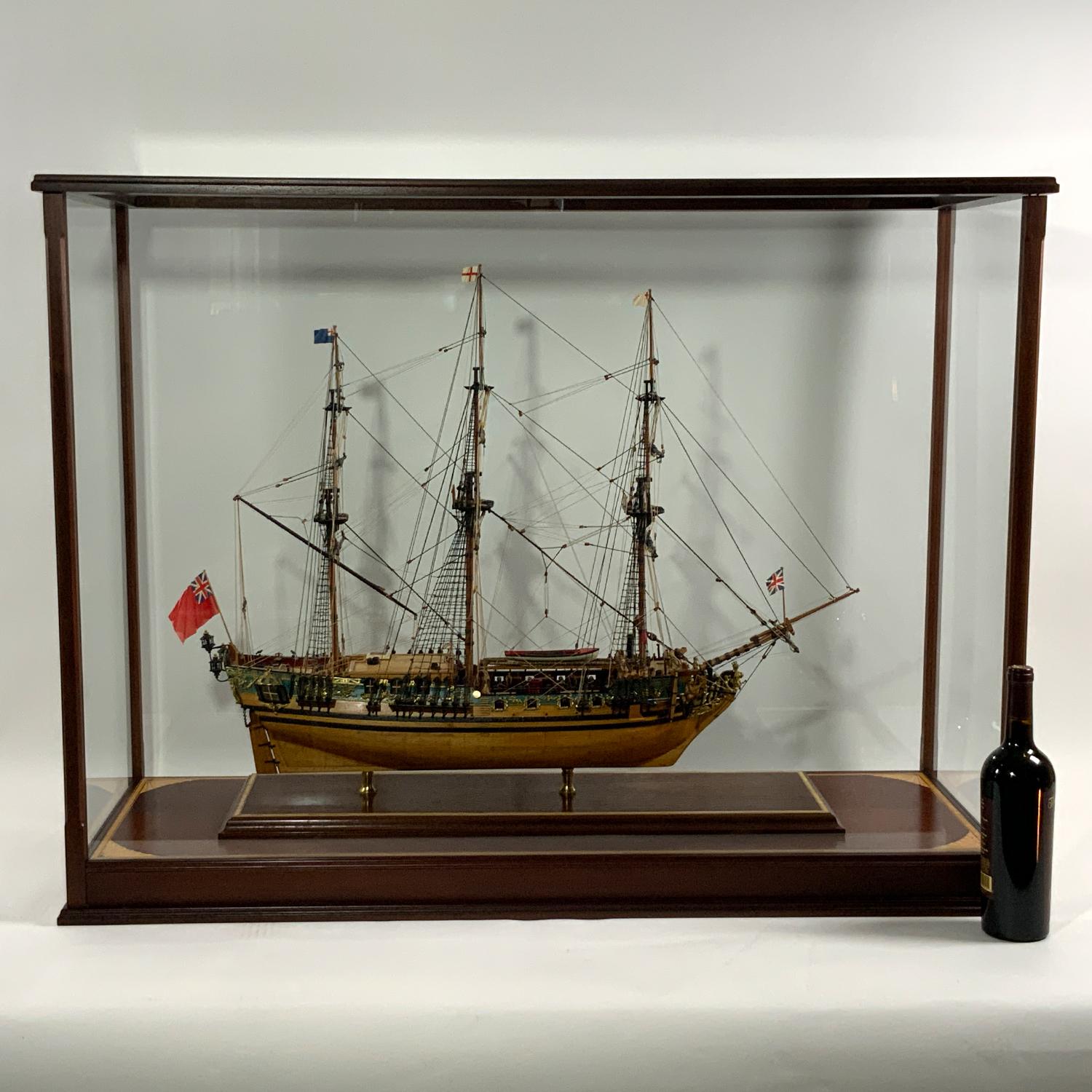 Anglais Modèle de bateau Caroline, le Royal Yacht de George II et George III en vente