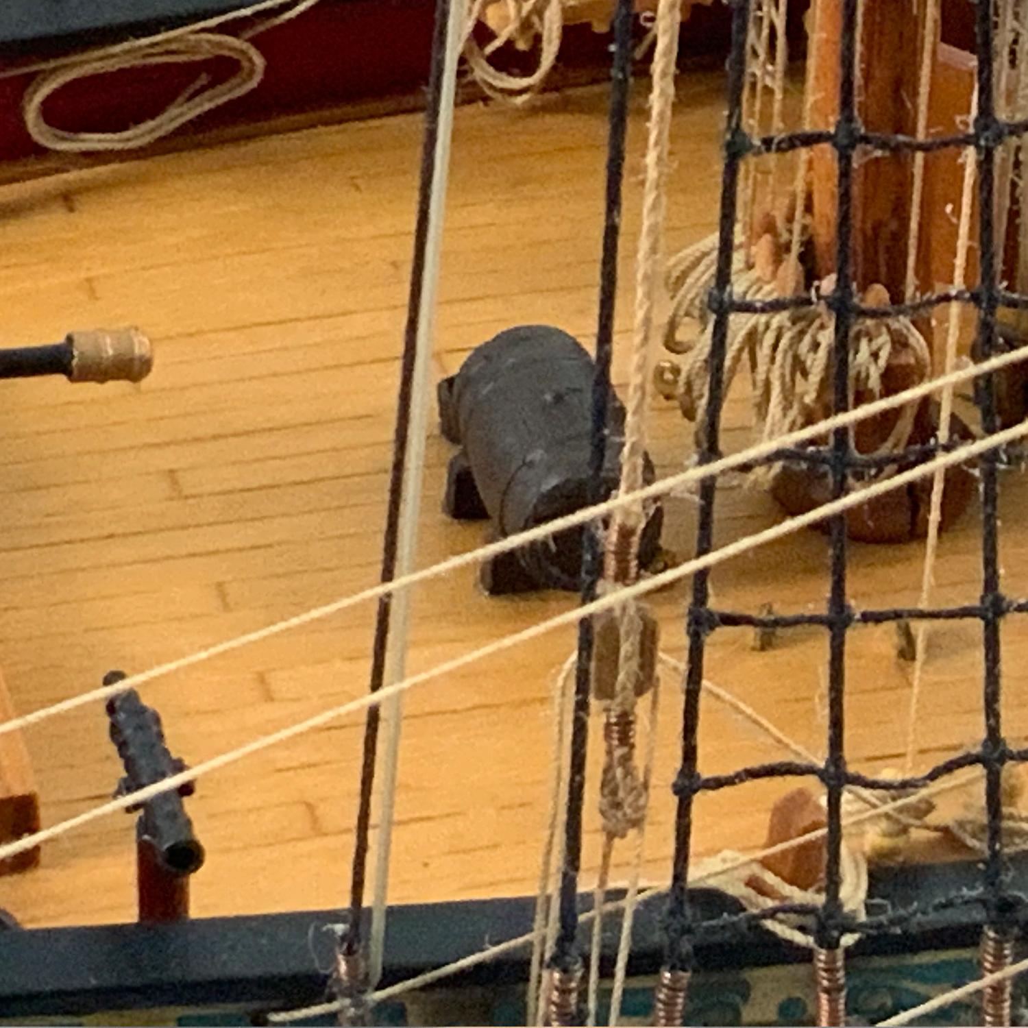 Modèle de bateau Caroline, le Royal Yacht de George II et George III en vente 2