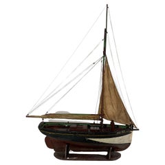 Antique Ship Model Delphine Paulette