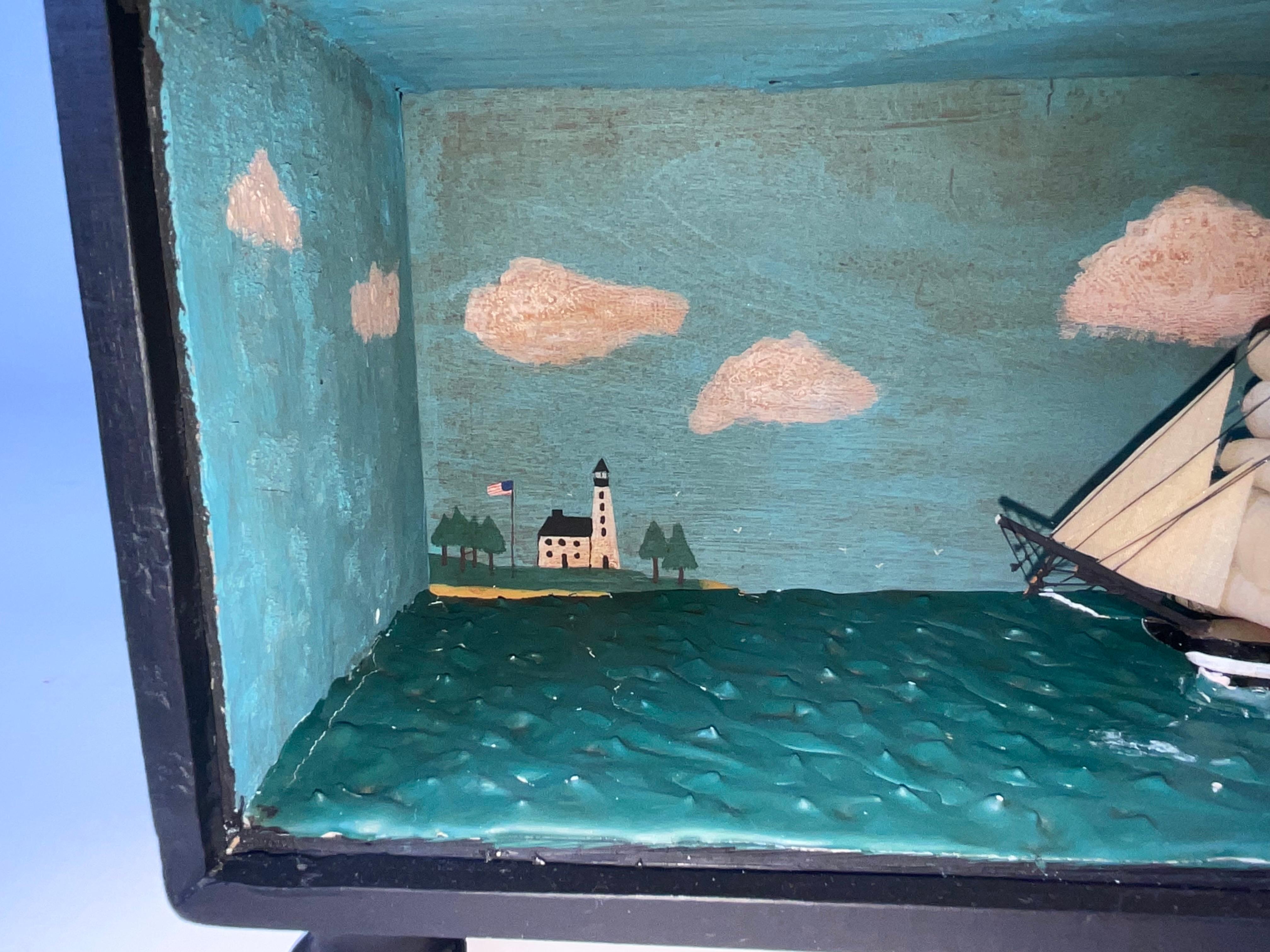 Modèle de navire Diorama d'un navire de guerre à cheval en vente 2