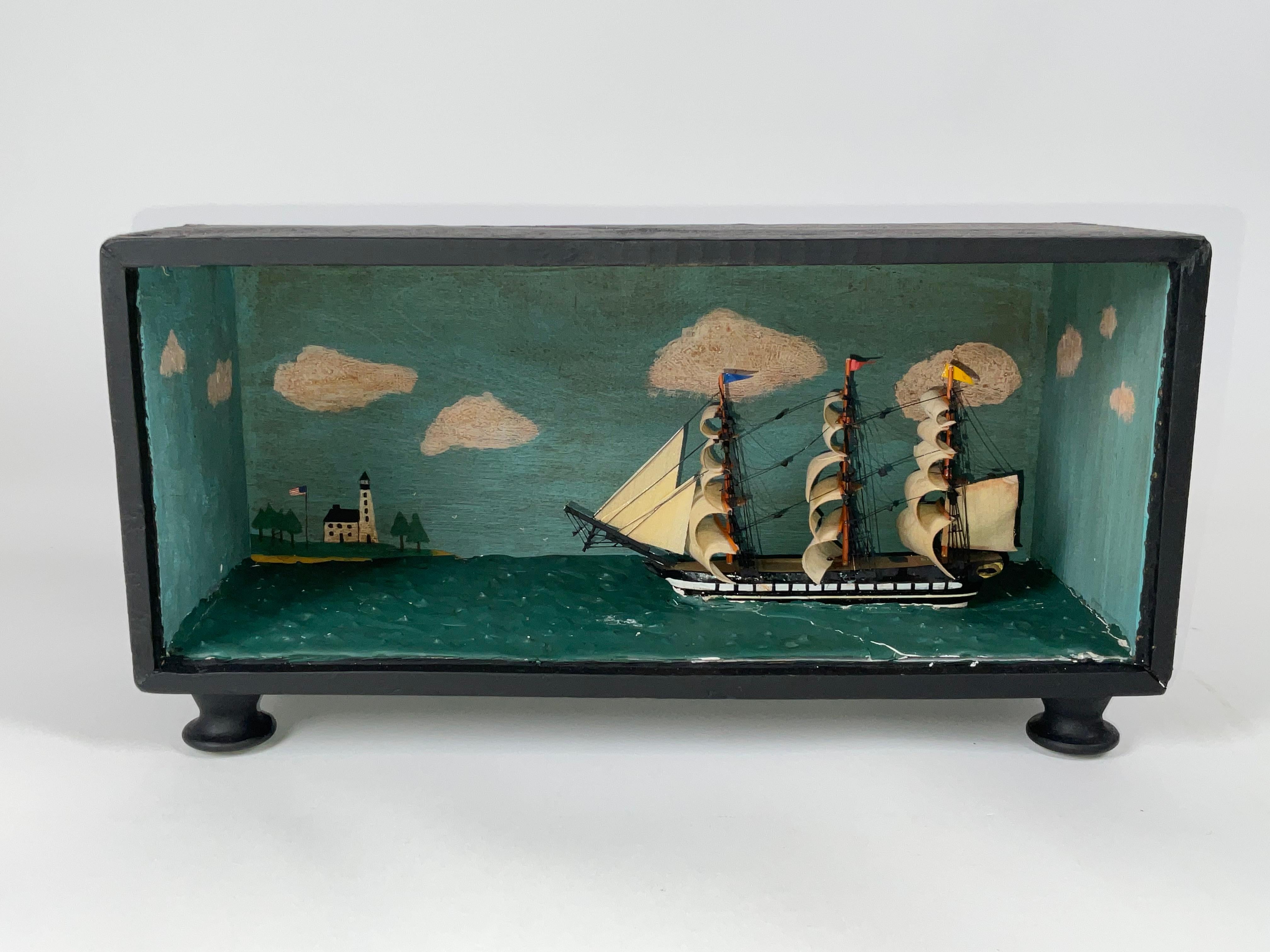Modèle de navire Diorama d'un navire de guerre à cheval en vente 3