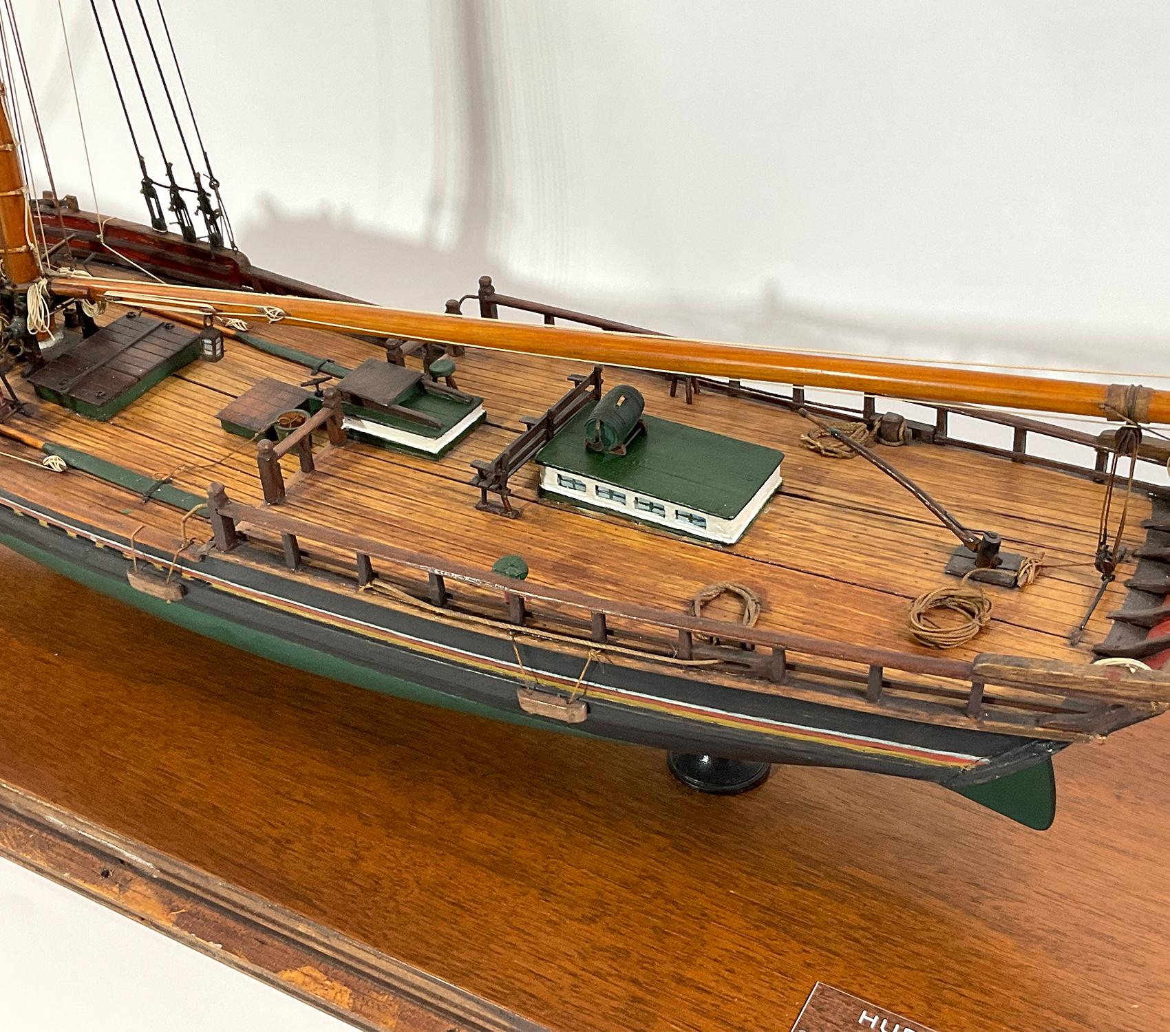 Schiffsschiff Modell „“Hudson River Sloop Illinois“ im Angebot 9
