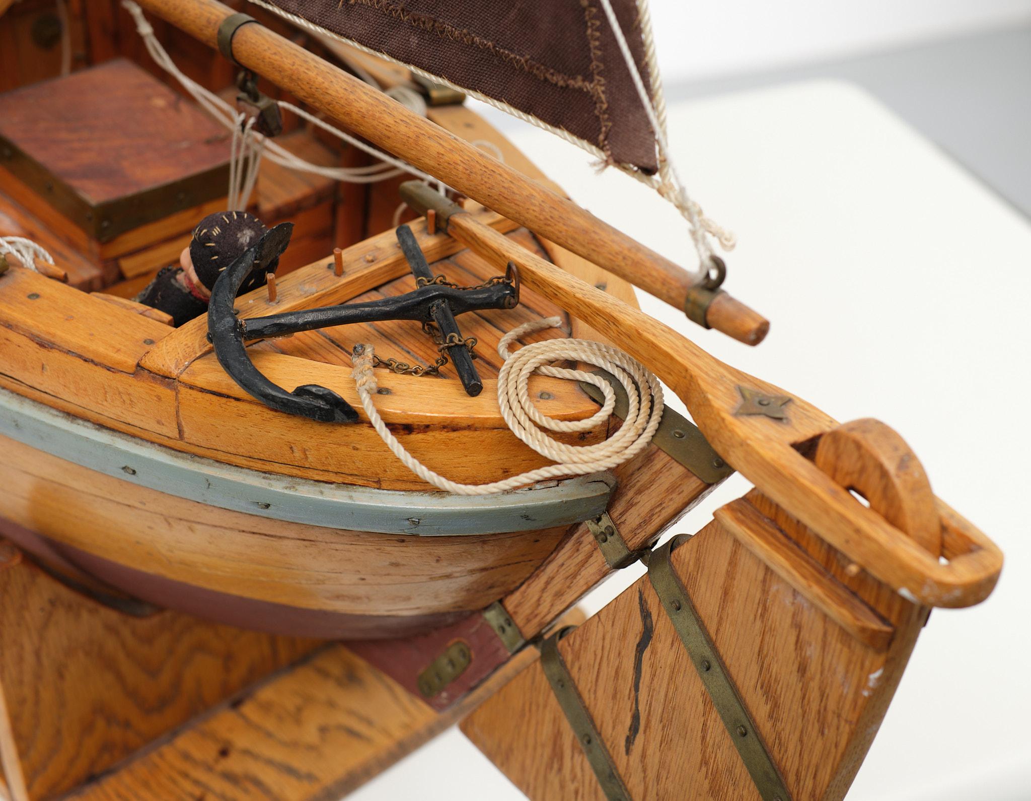 Ship model Marker Botter of 1889   Holland  In Good Condition For Sale In Den Haag, NL