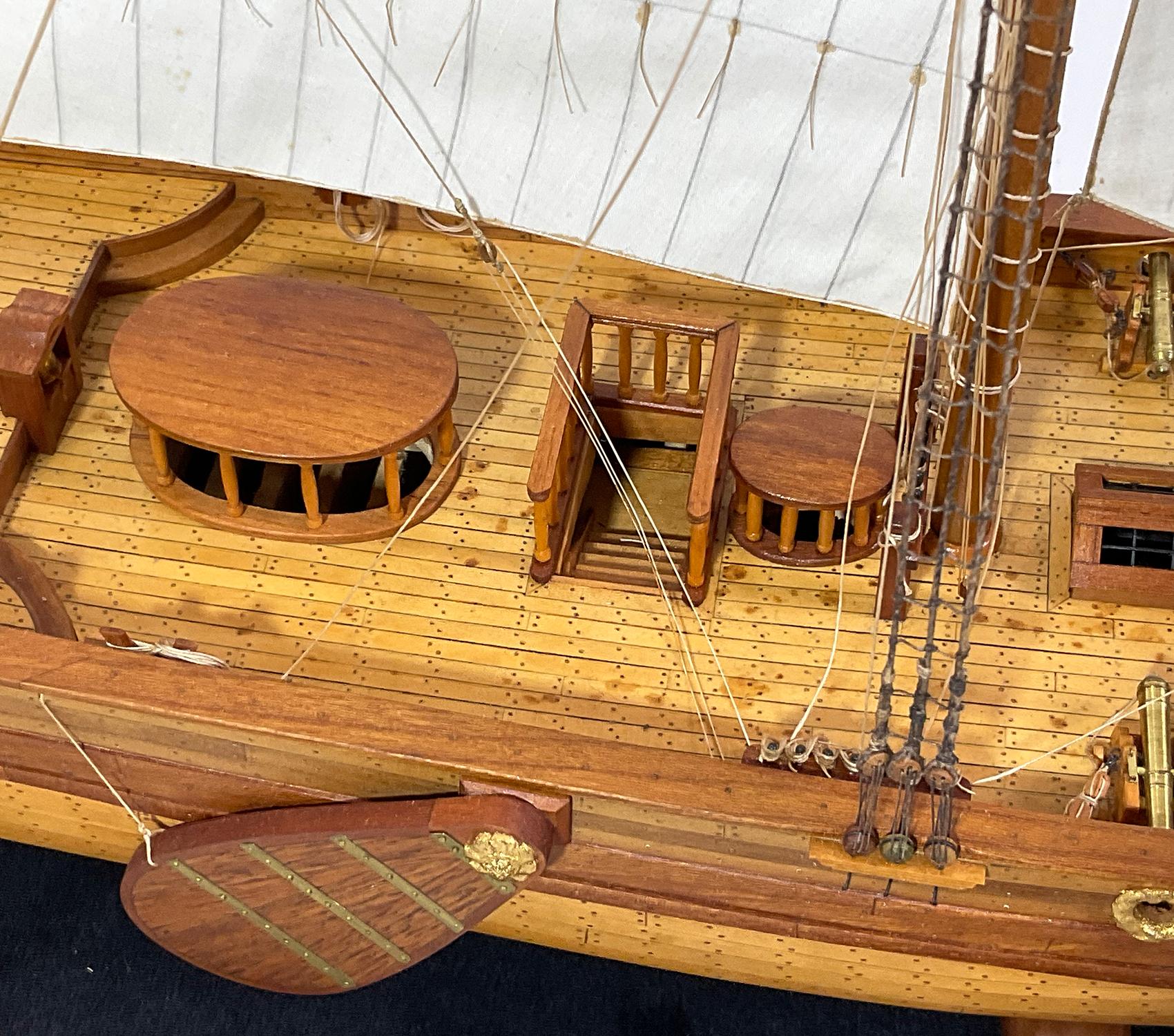 Late 20th Century Ship Model of a Dutch Admiralty Yacht