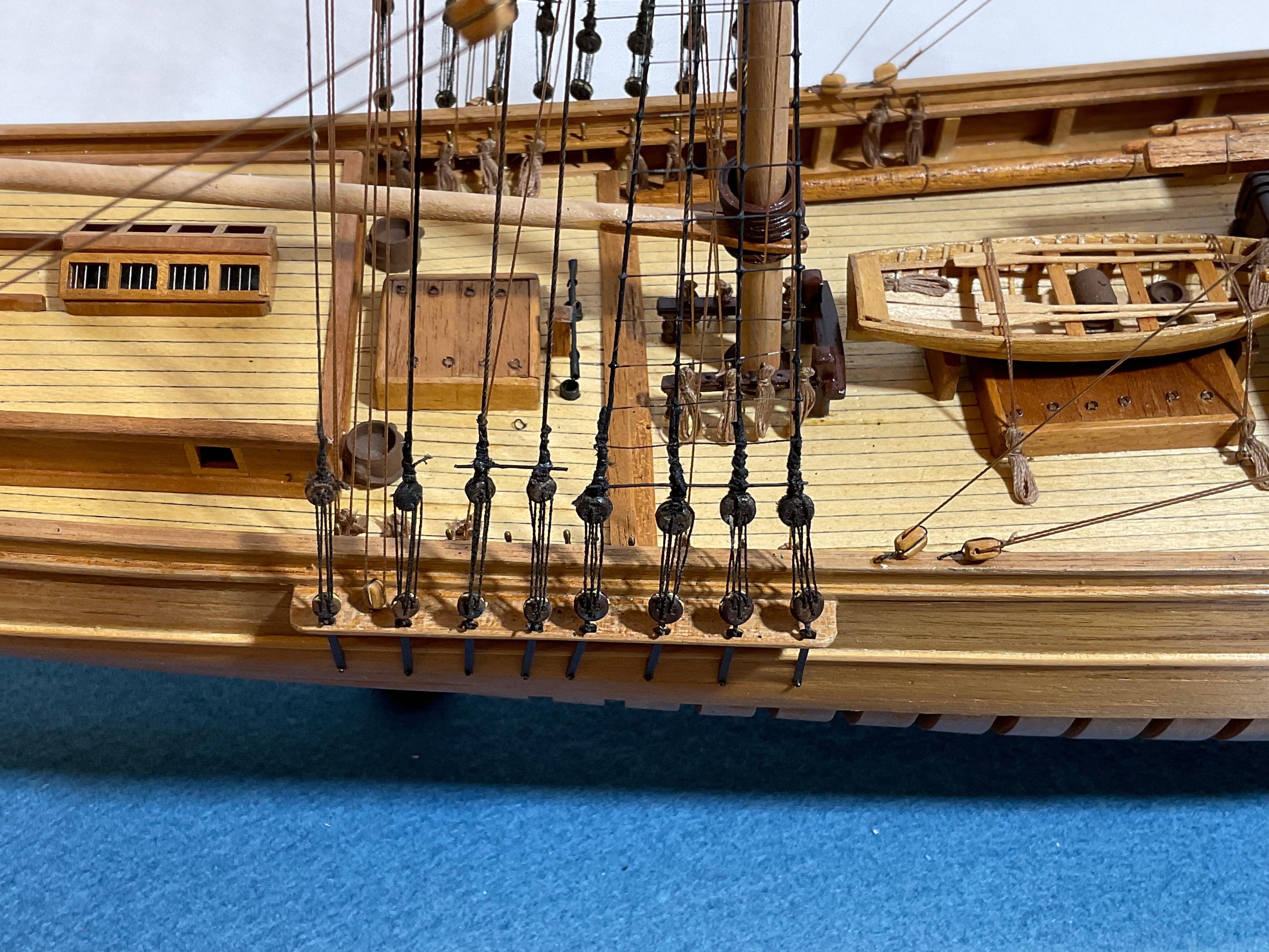 Ship model of Brig Pilgrim by Hitchcock For Sale 7