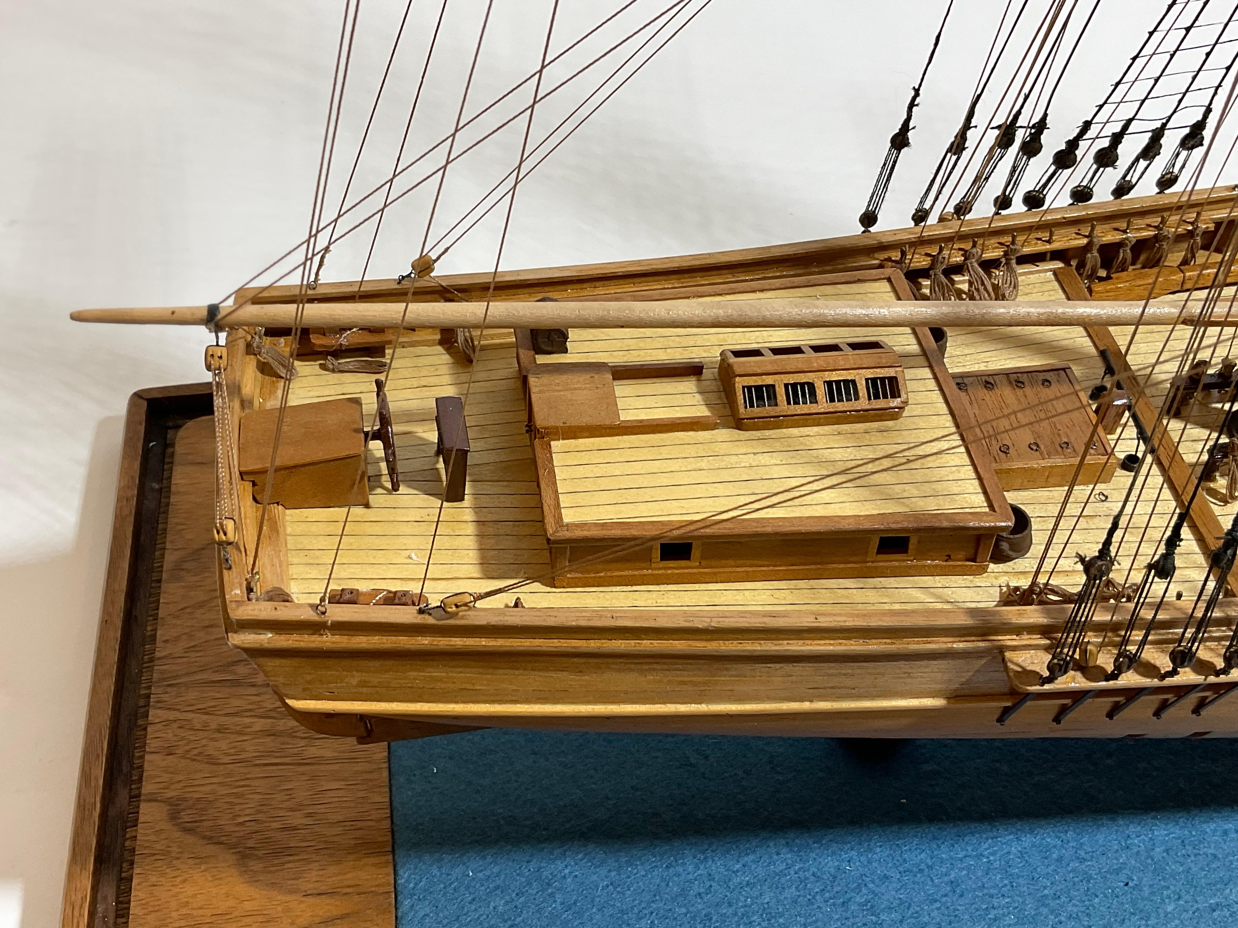 Ship model of Brig Pilgrim by Hitchcock For Sale 8
