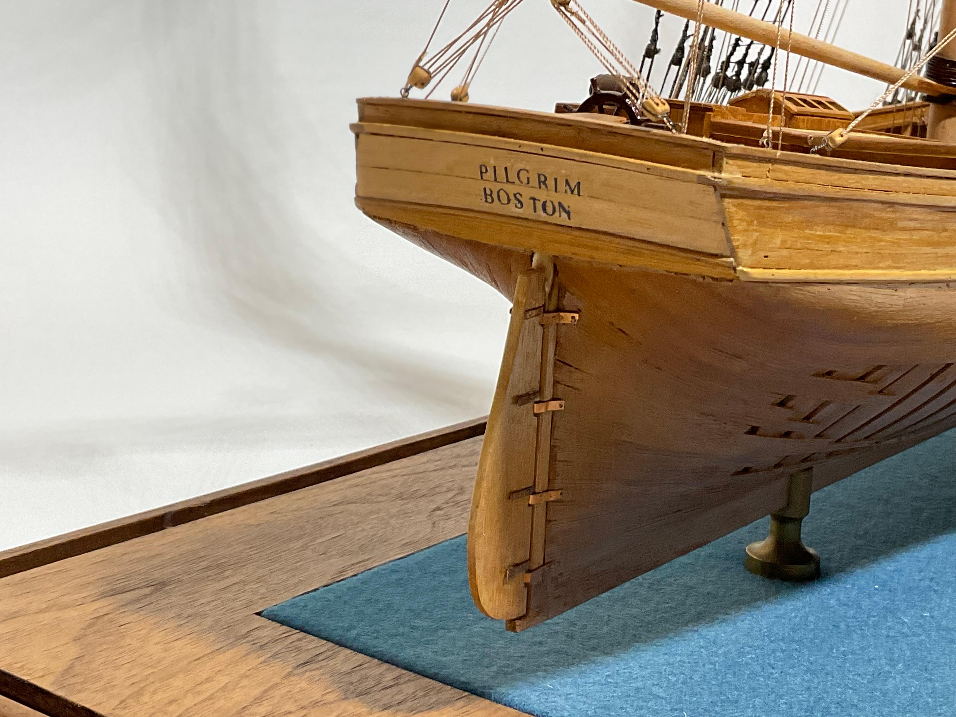 Ship model of Brig Pilgrim by Hitchcock For Sale 13