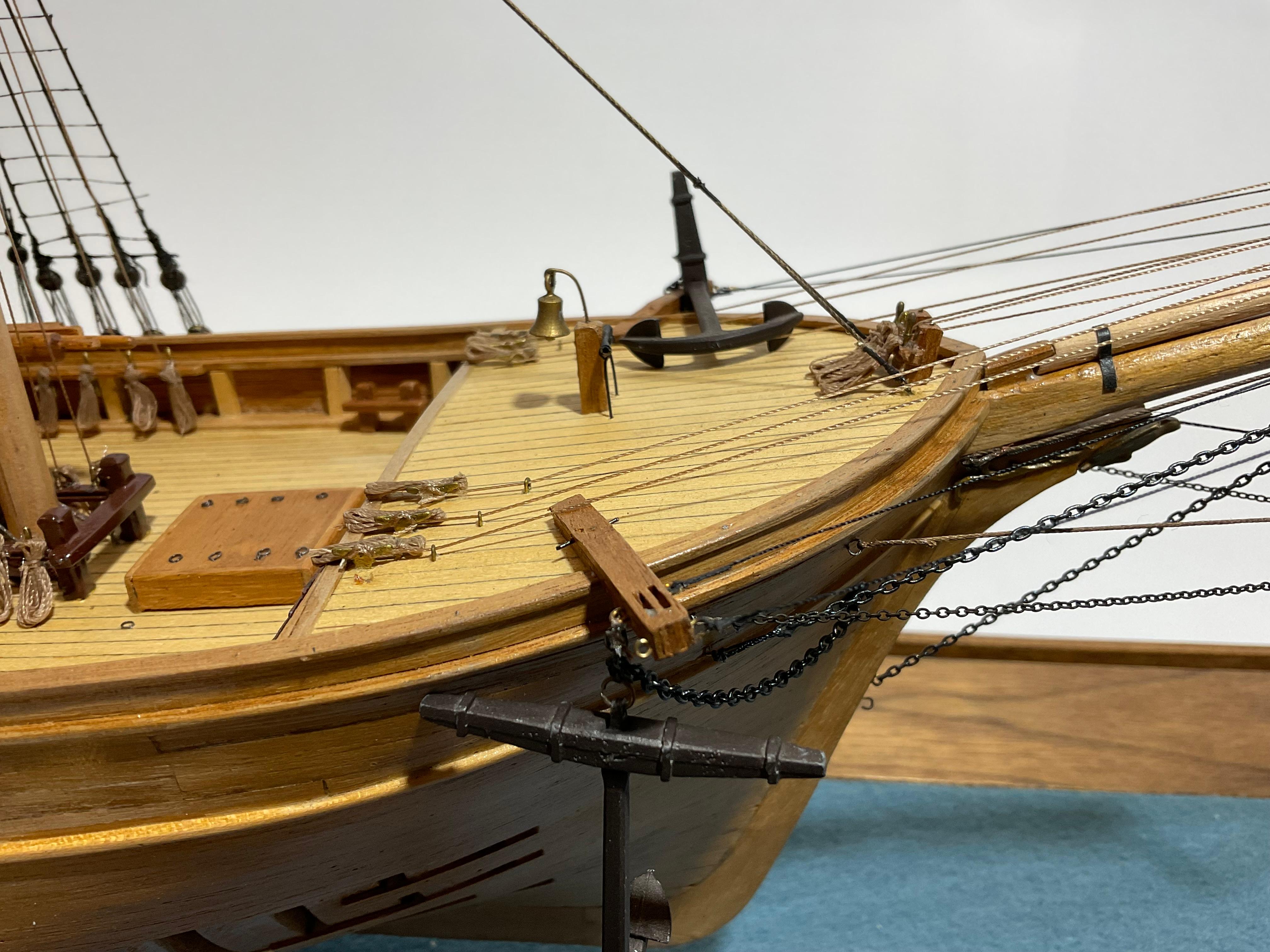 Ship model of Brig Pilgrim by Hitchcock For Sale 1