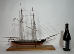 Ship Model of the Armed Navy Brig Boxer