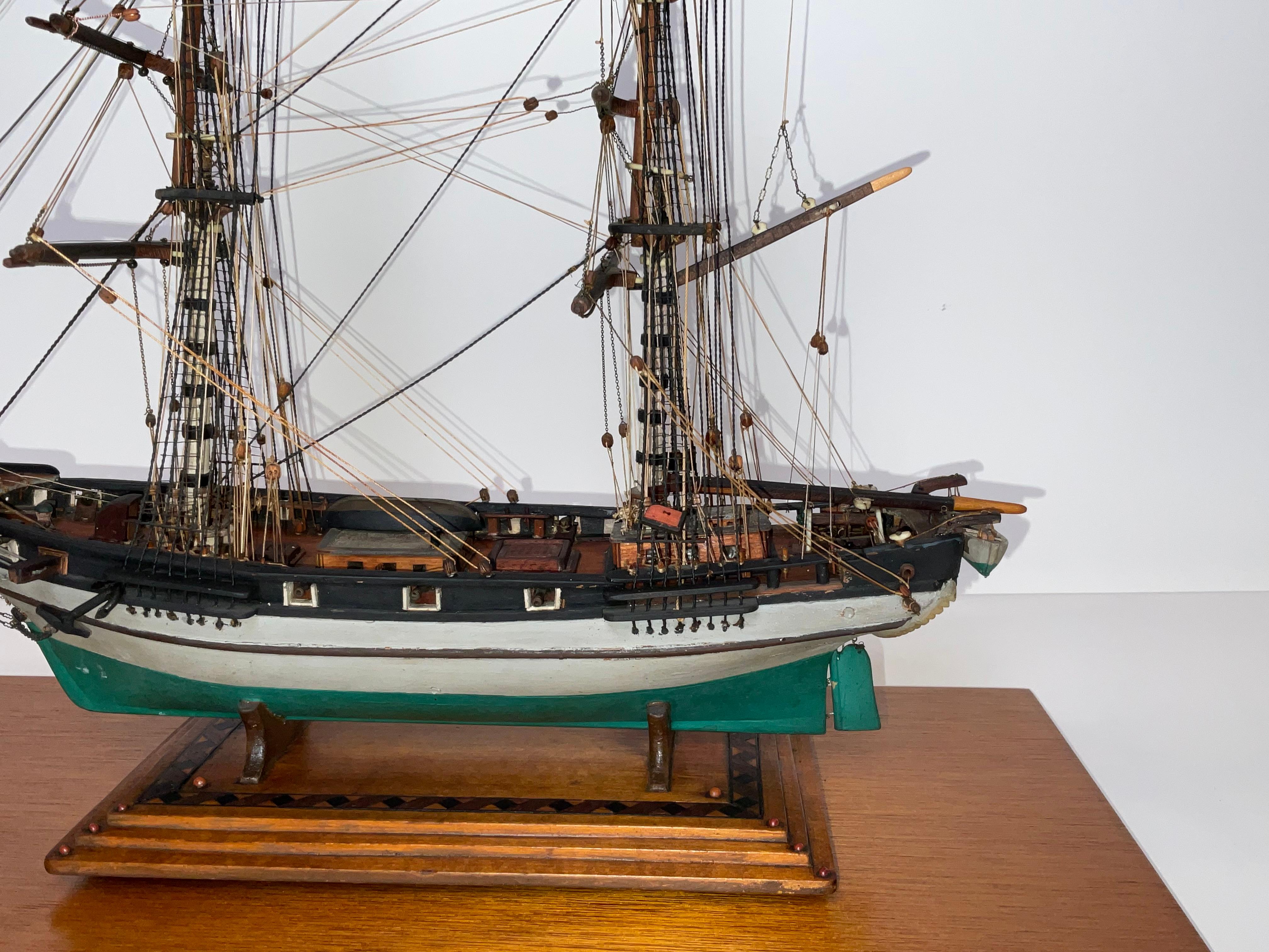 Modèle de bateau de Bark Jessie de New York en vente 13