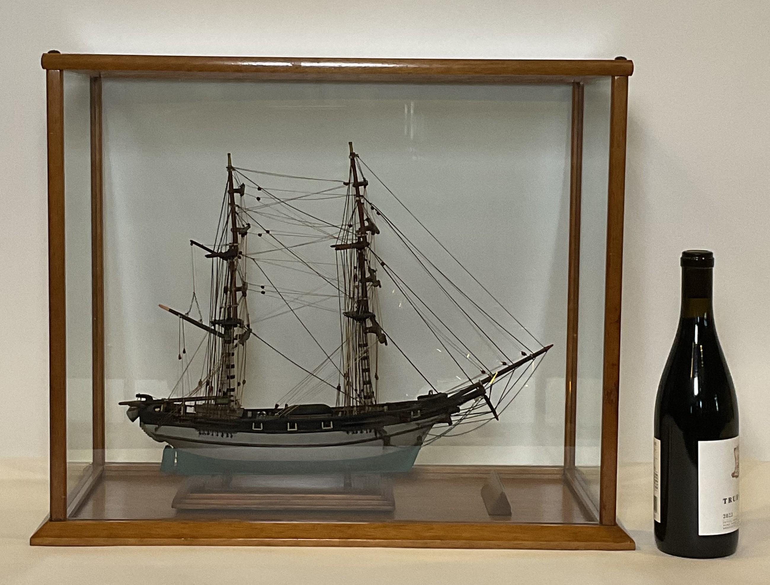Nord-américain Modèle de bateau de Bark Jessie de New York en vente