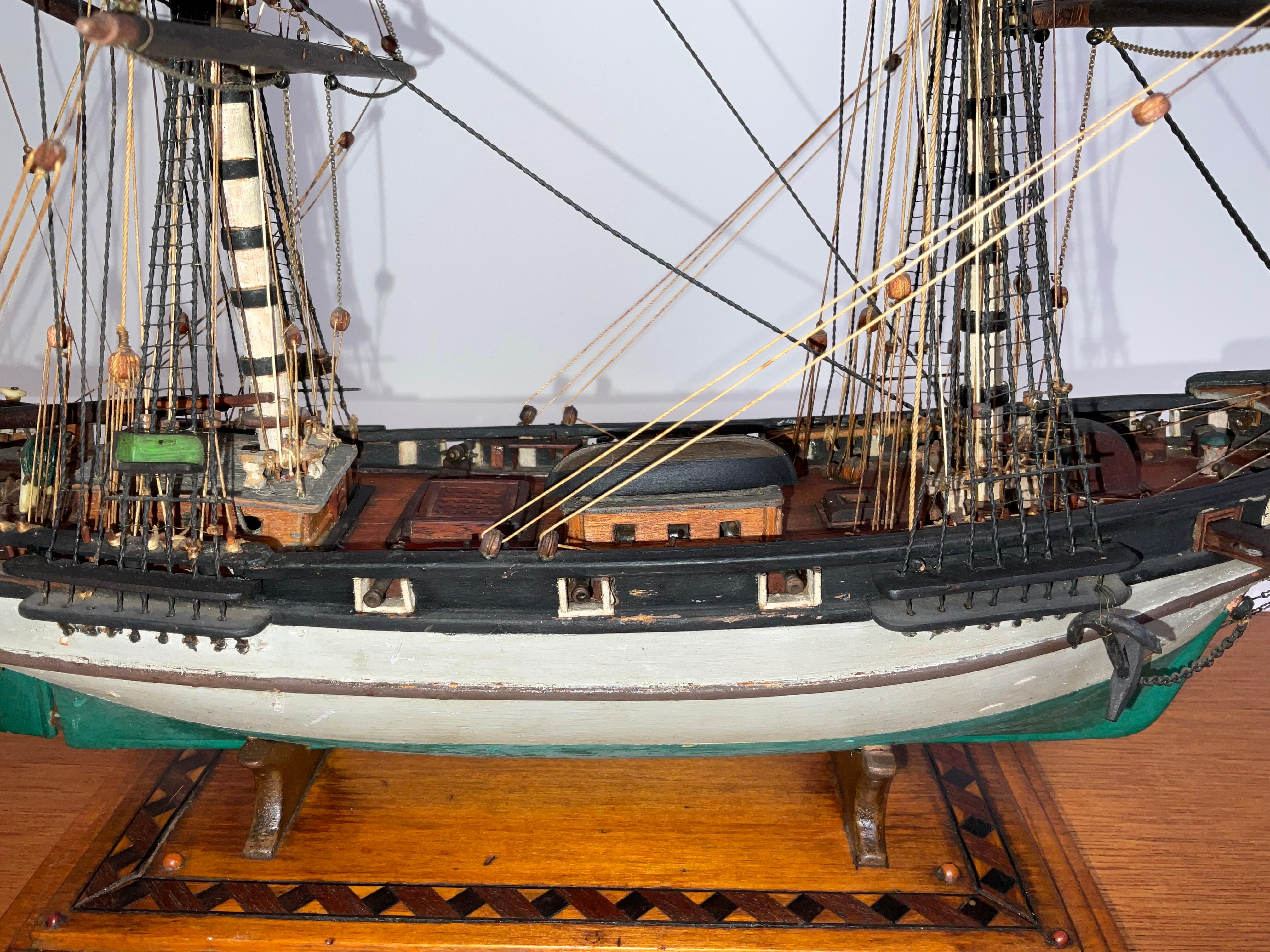 Modèle de bateau de Bark Jessie de New York en vente 2