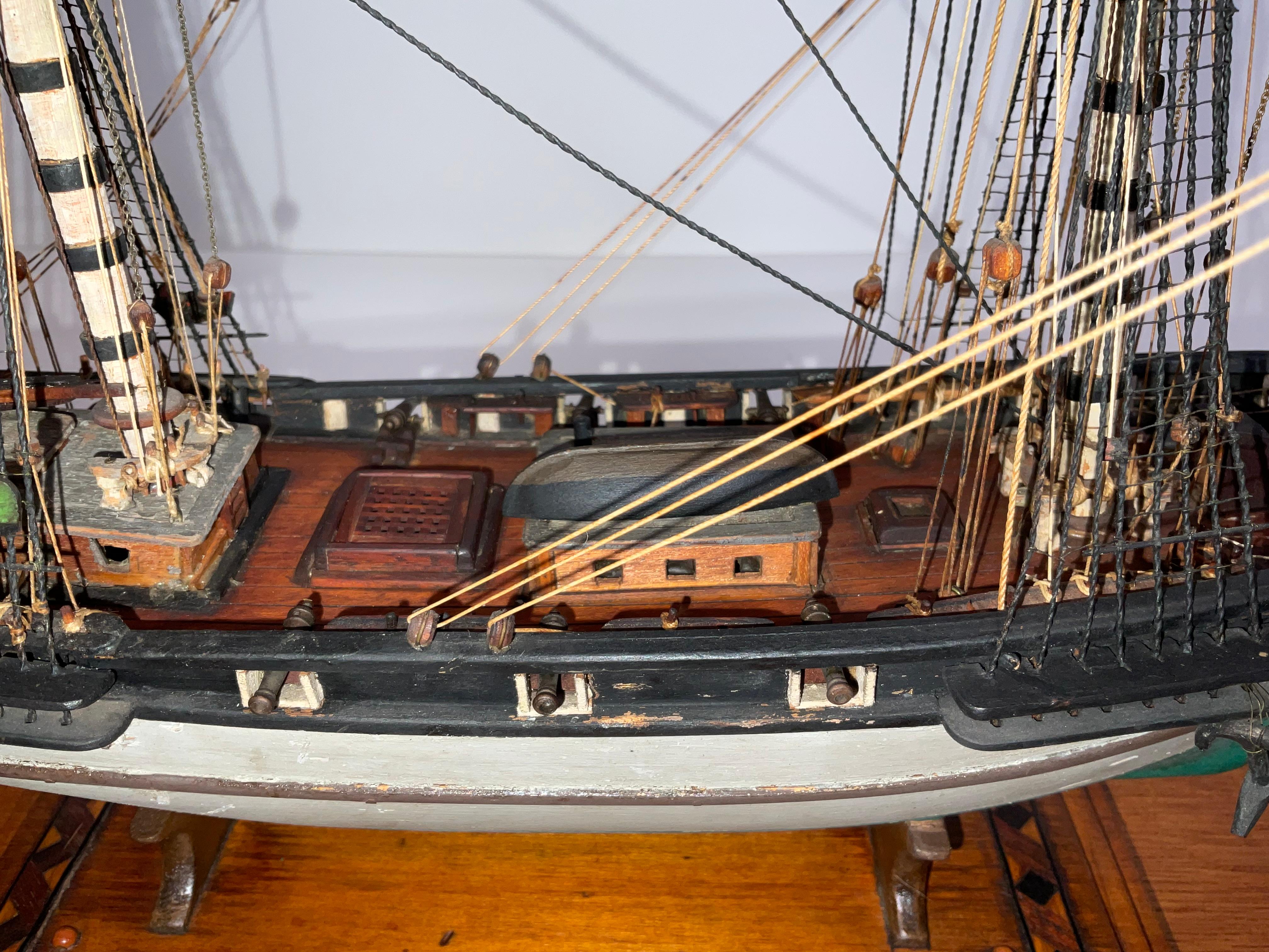 Modèle de bateau de Bark Jessie de New York en vente 3