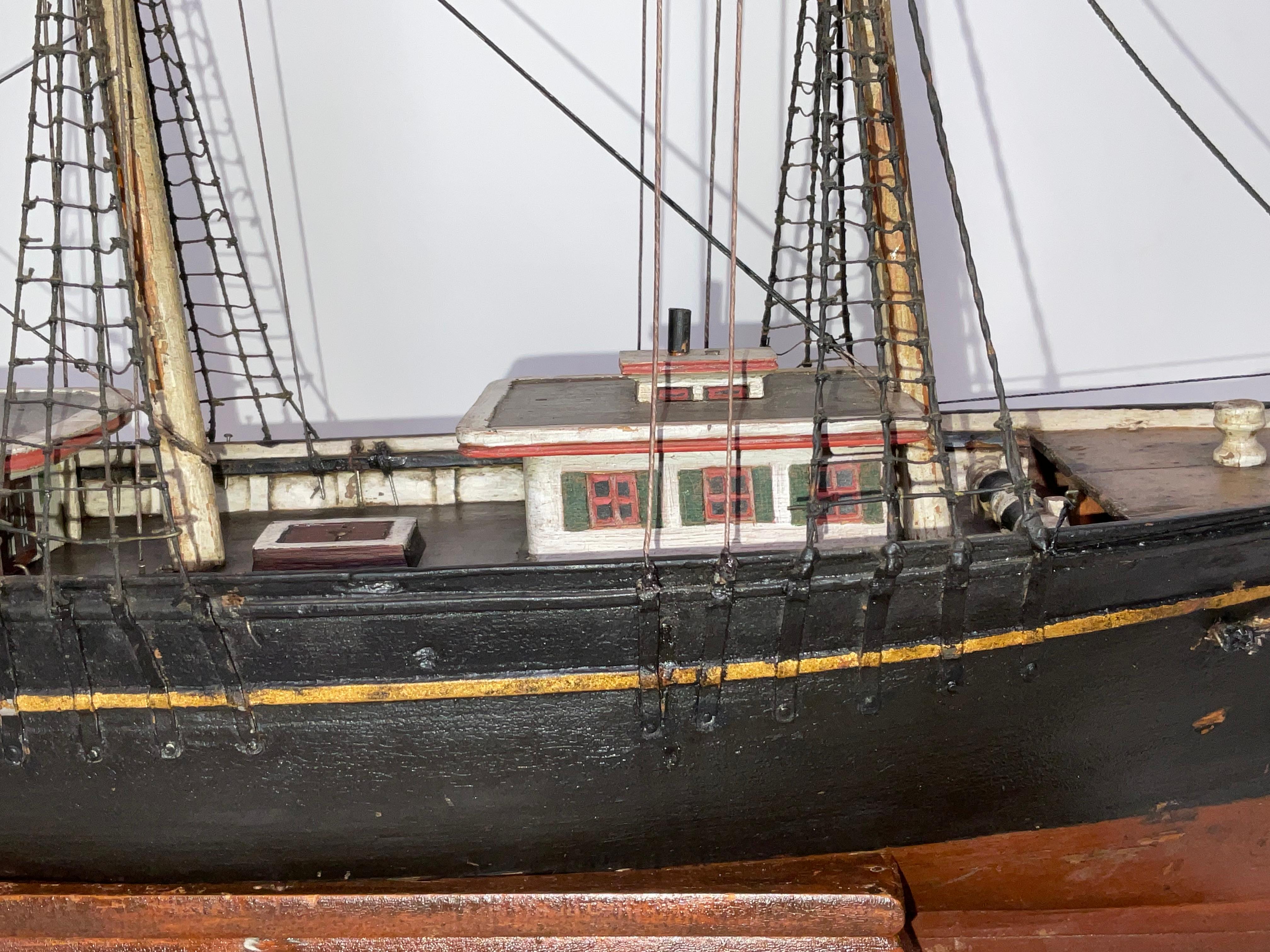 Début du 20ème siècle Modèle de bateau de Bark W.S. Cuisiner en vente