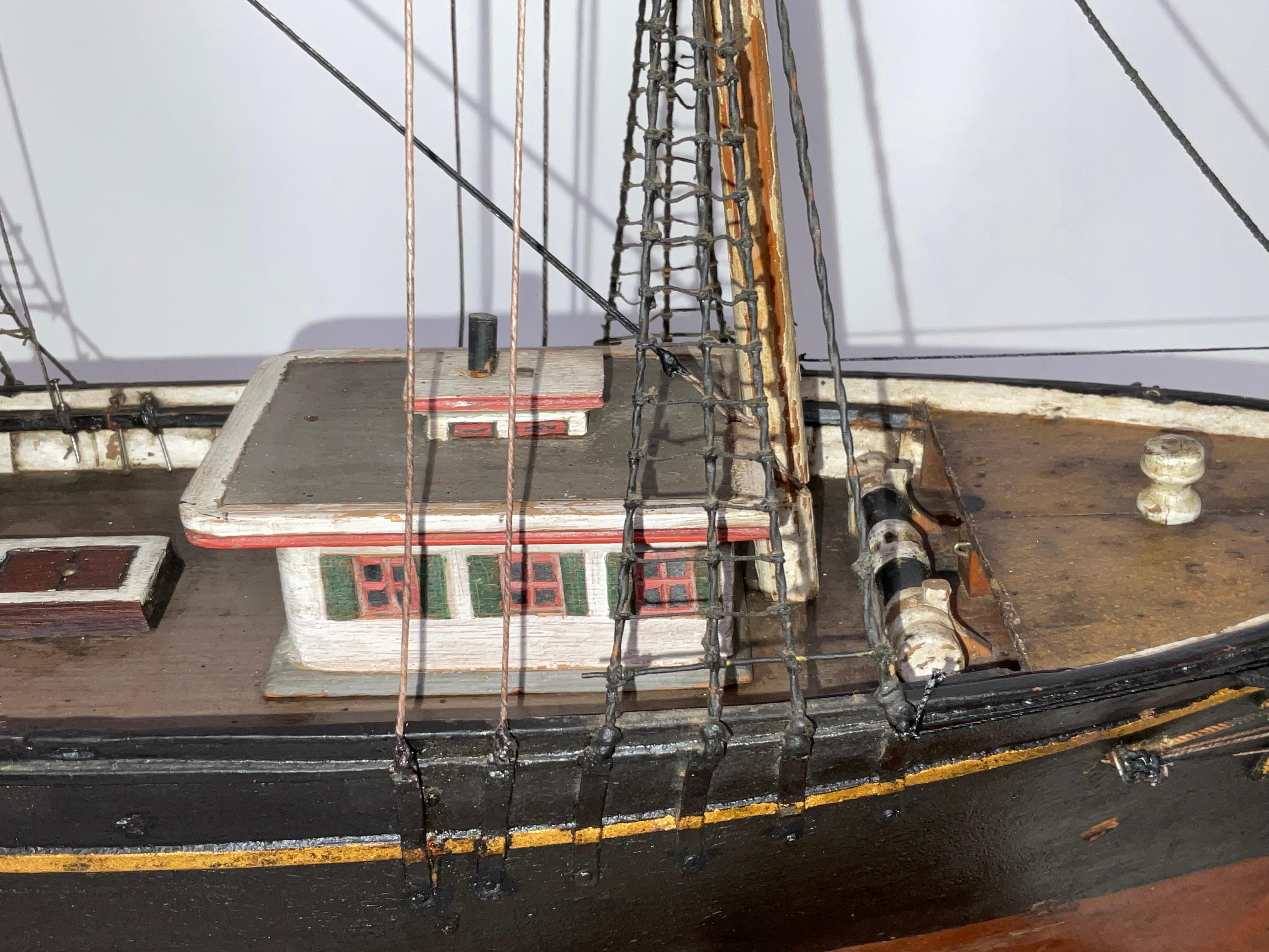 Modèle de bateau de Bark W.S. Cuisiner en vente 3